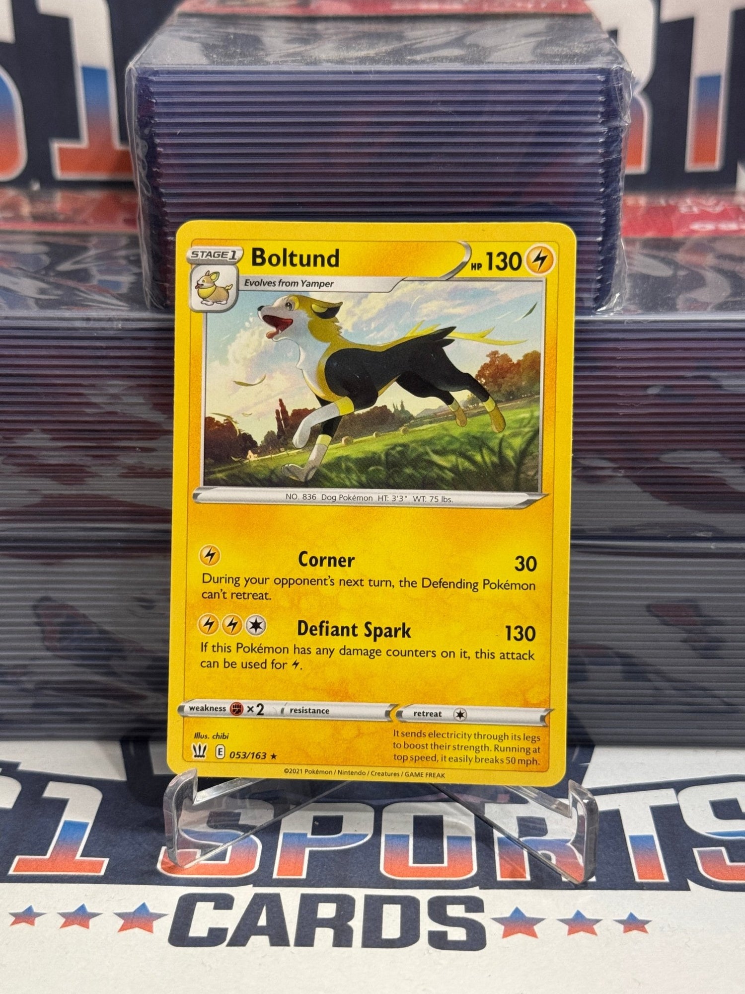 Pokemon TCG: Battle Styles - Boltund (Rare) #53