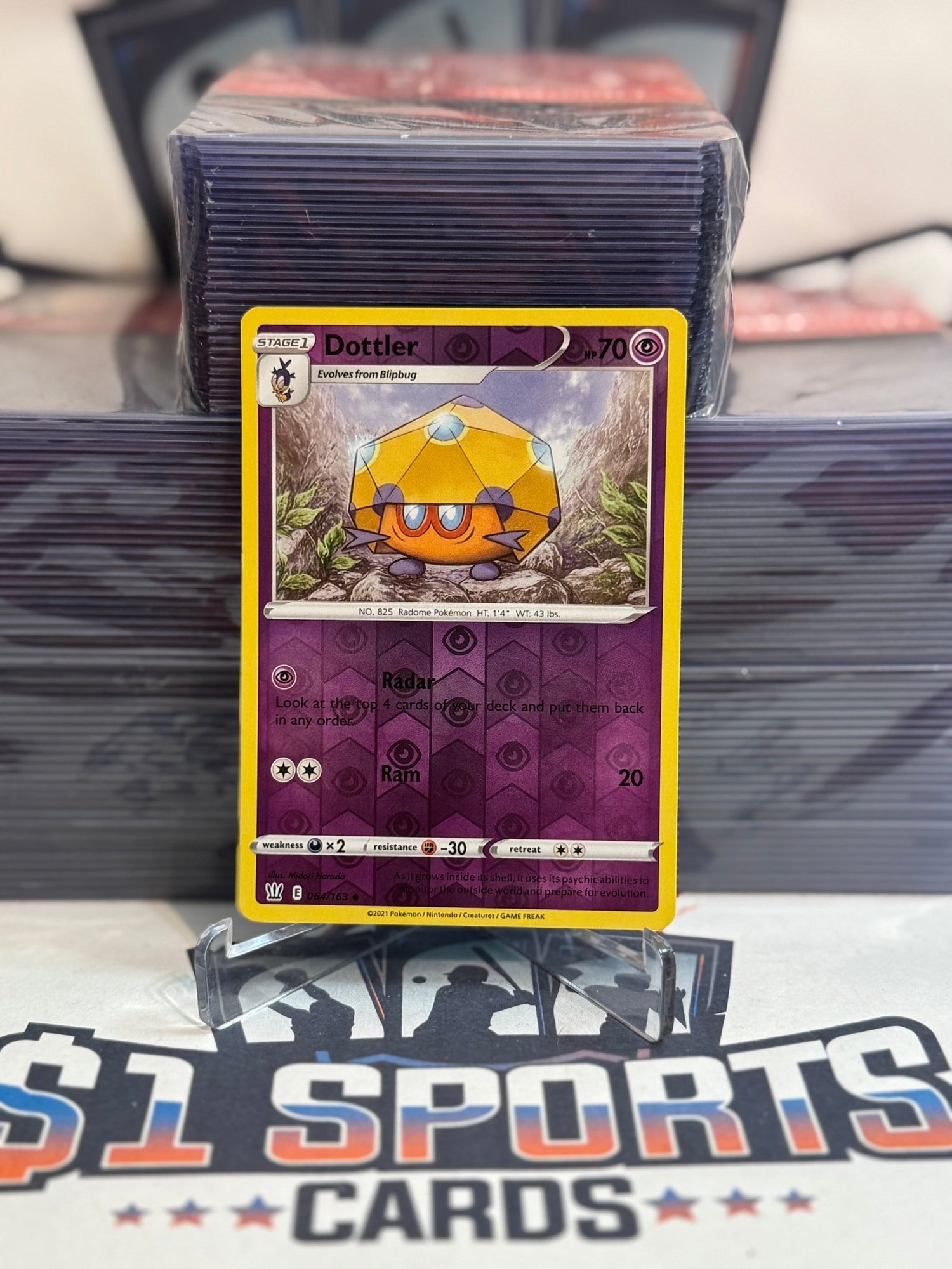 Pokemon TCG: Battle Styles - Dottler (Reverse Holo, Rare) #64