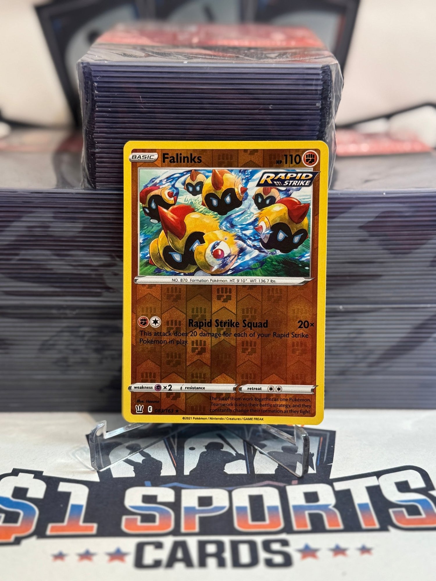 Pokemon TCG: Battle Styles - Falinks (Reverse Holo, Rare) #83