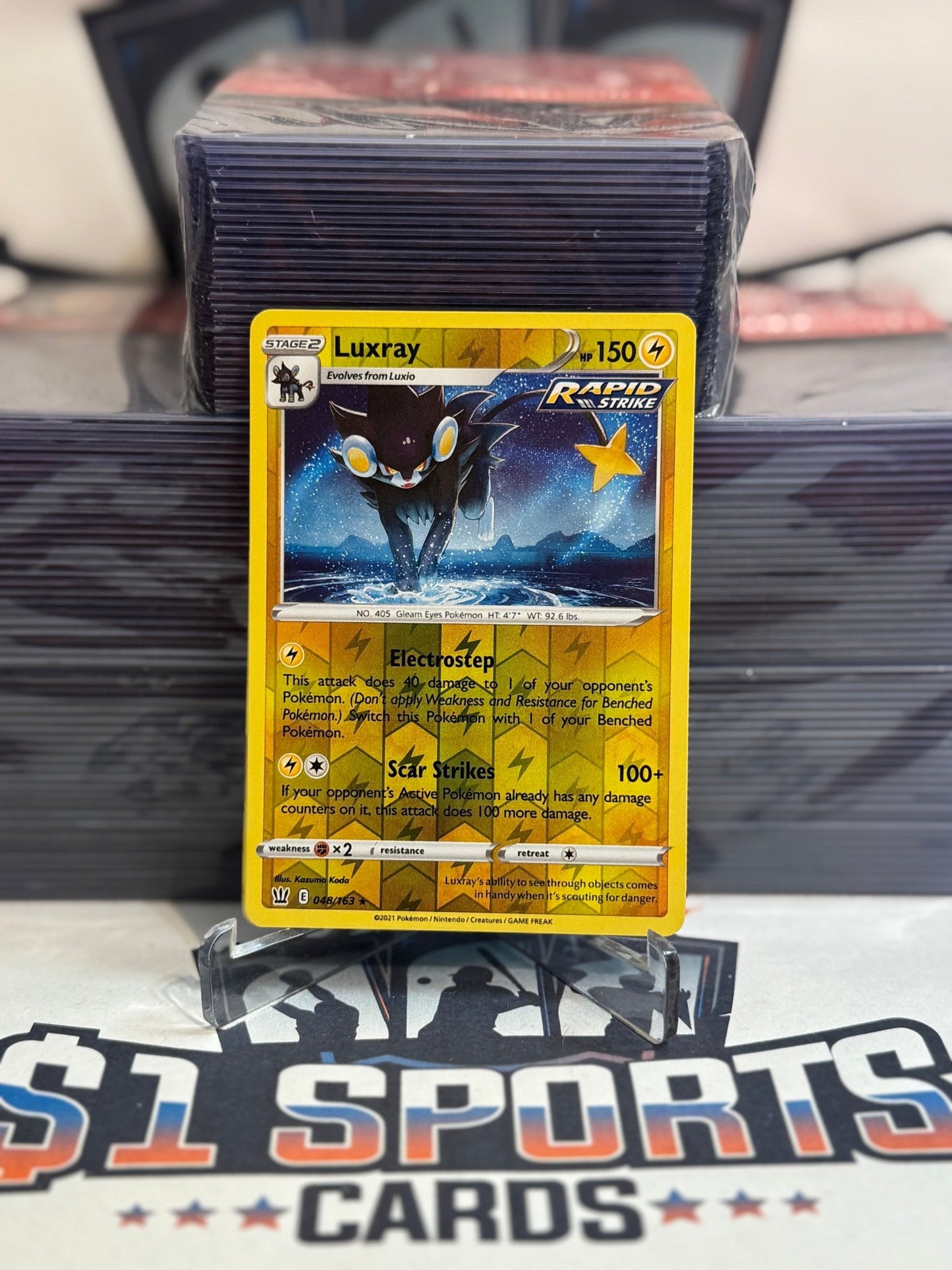 Pokemon TCG: Battle Styles - Luxray (Holo, Rare) #48