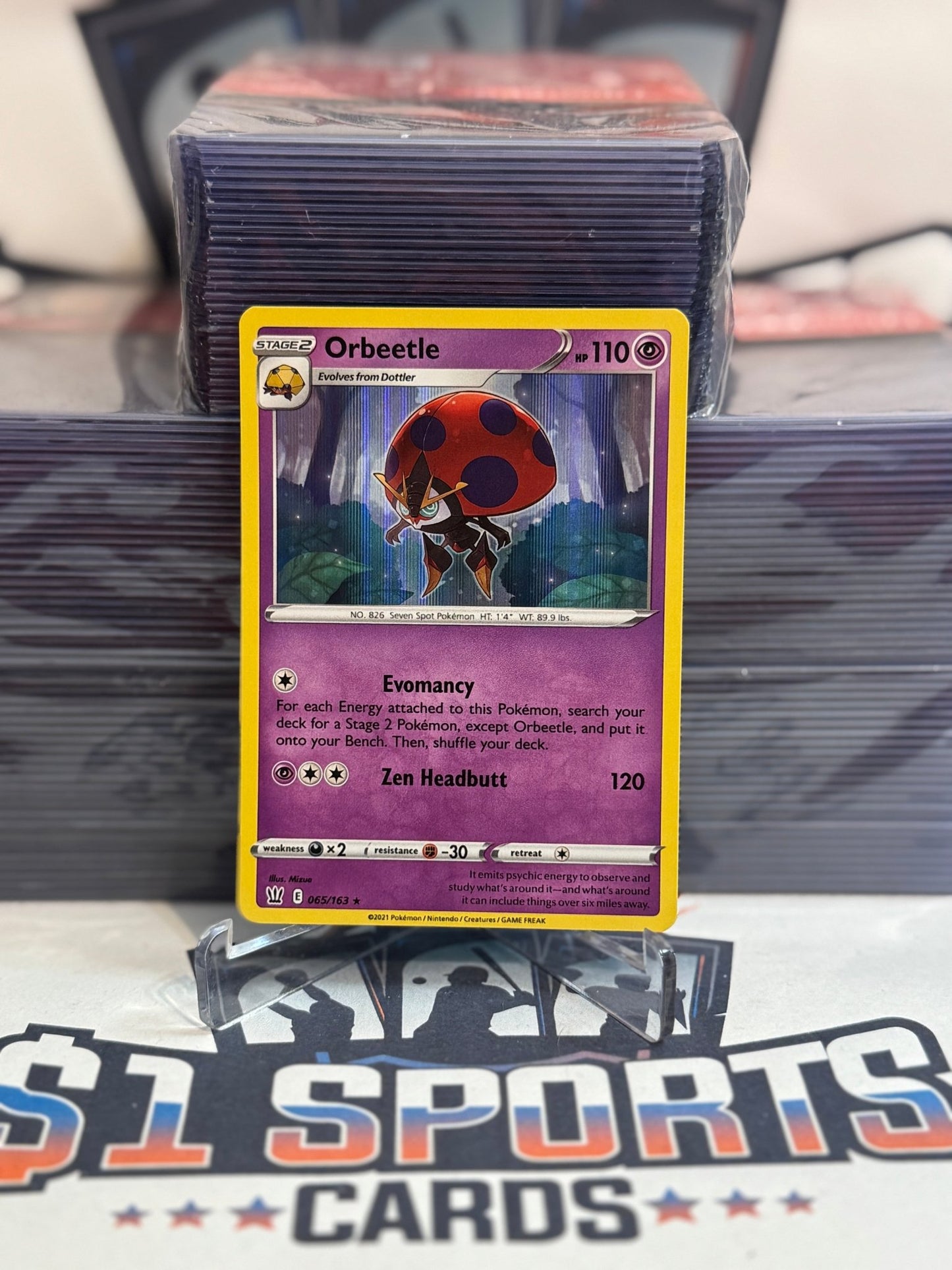 Pokemon TCG: Battle Styles - Orbeetle (Holo, Rare) #65