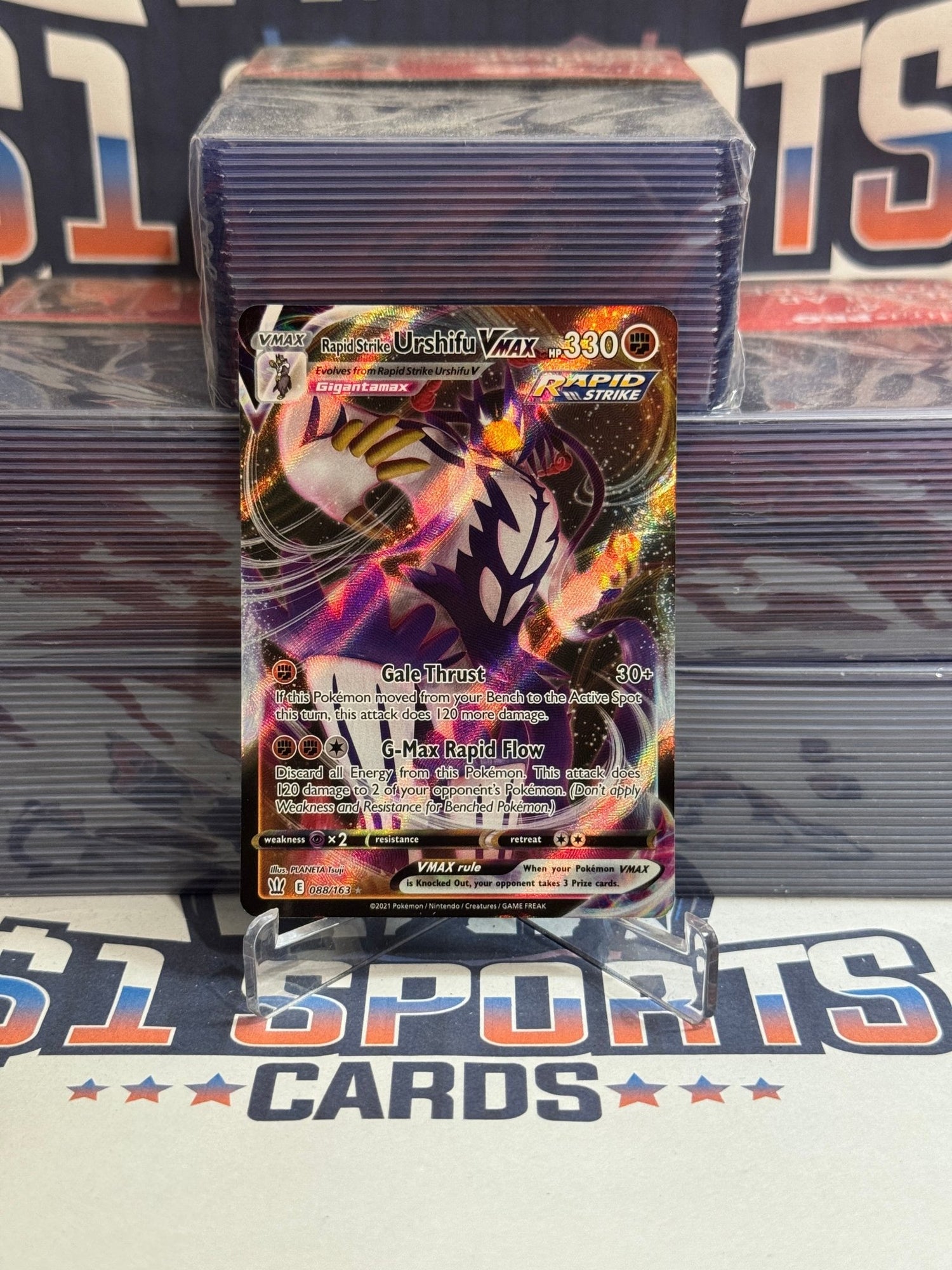 Pokemon TCG: Battle Styles - Rapid Strike Urshifu VMAX (Ultra Rare) #88