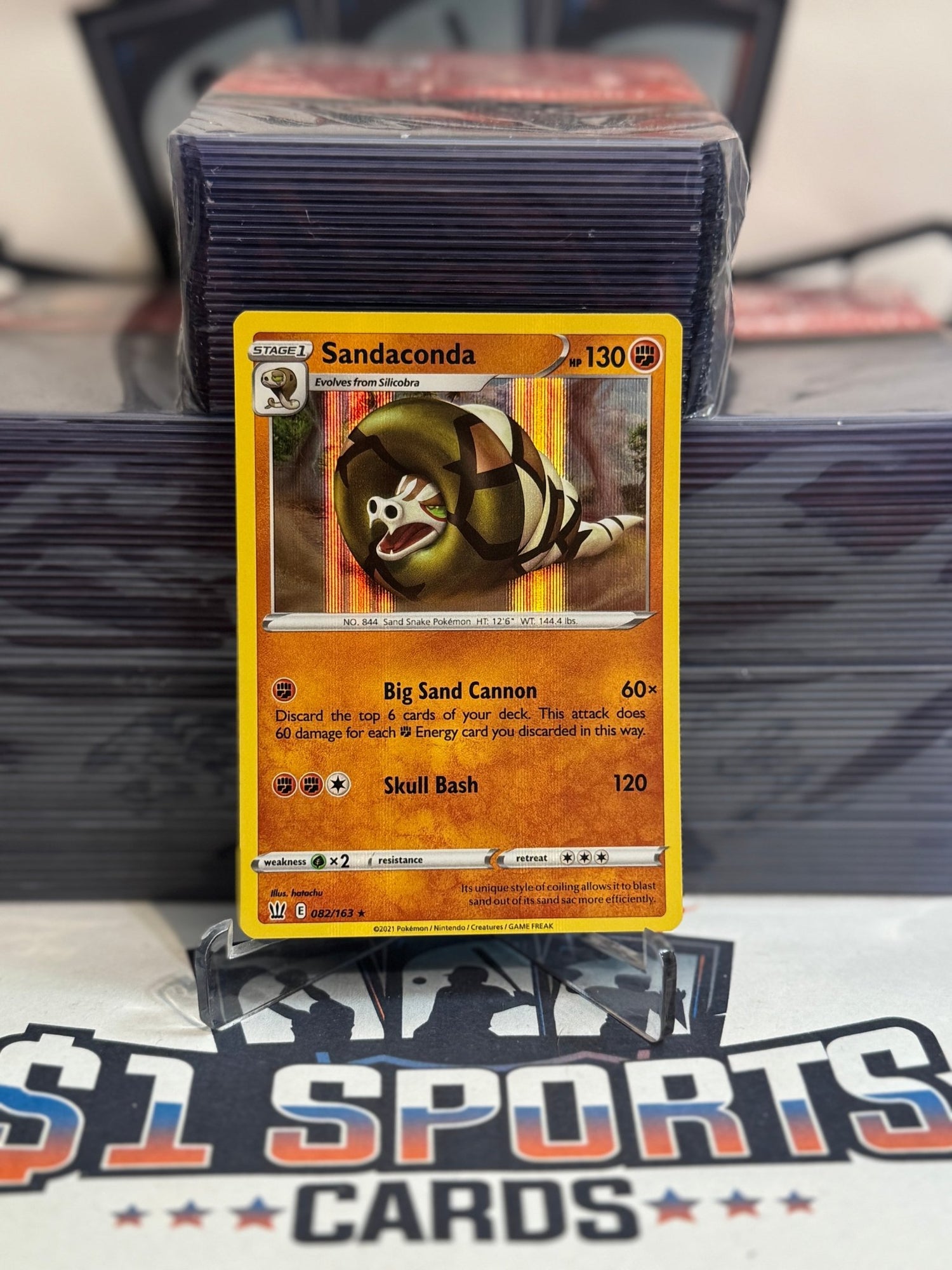 Pokemon TCG: Battle Styles - Sandaconda (Holo, Rare) #82