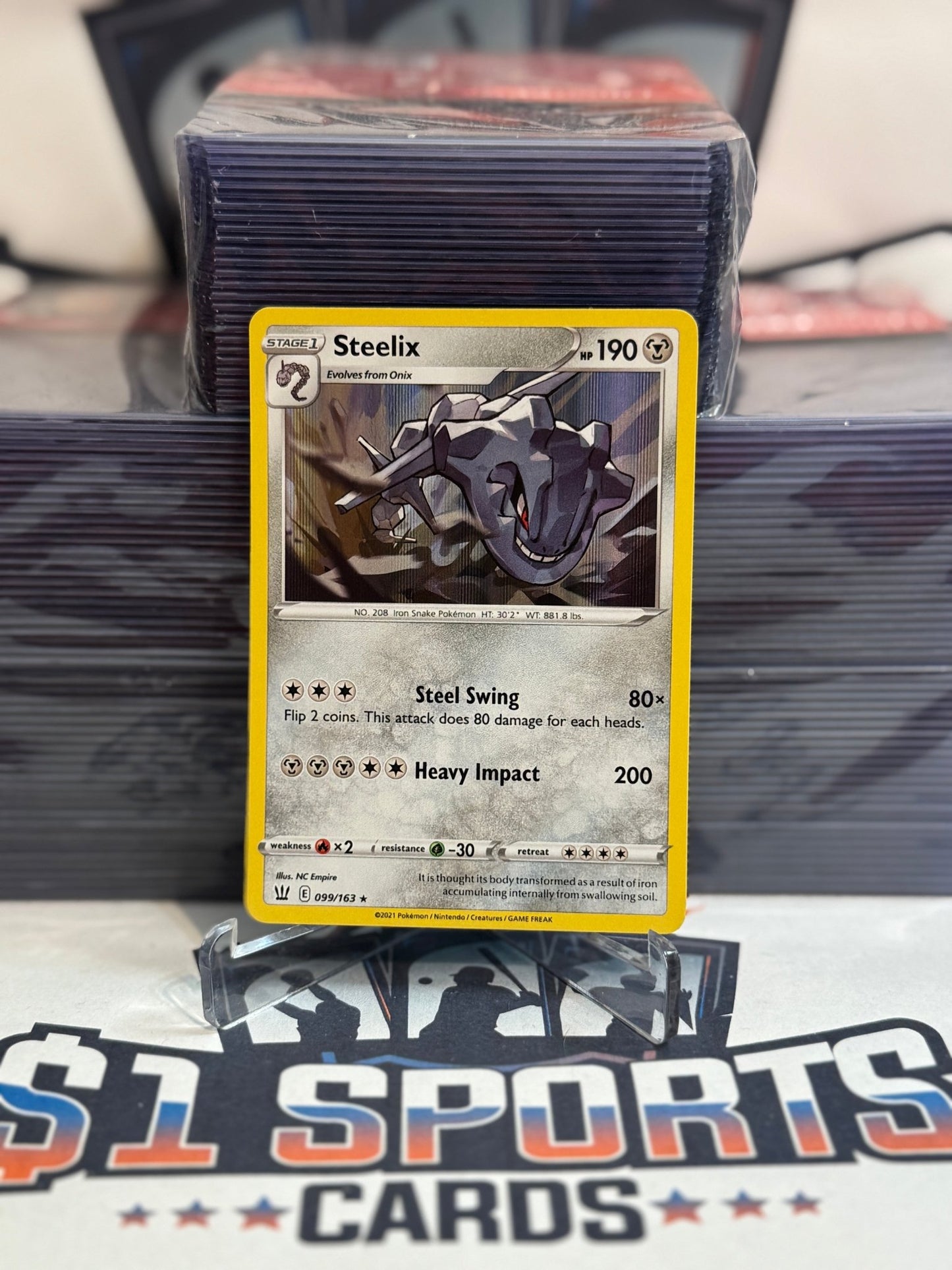 Pokemon TCG: Battle Styles - Steelix (Holo, Rare) #99