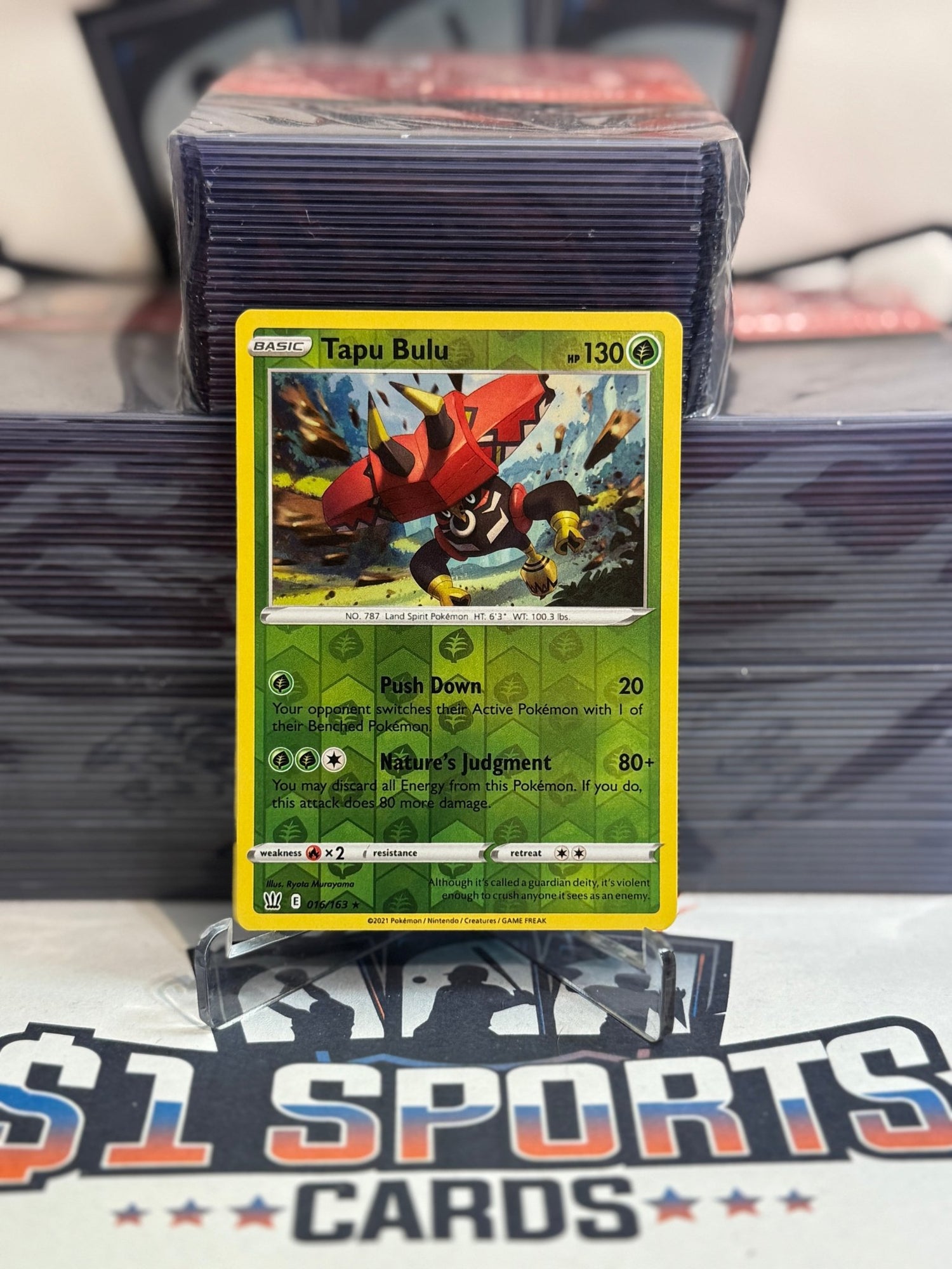 Pokemon TCG: Battle Styles - Tapu Bulu (Reverse Holo, Rare) #16