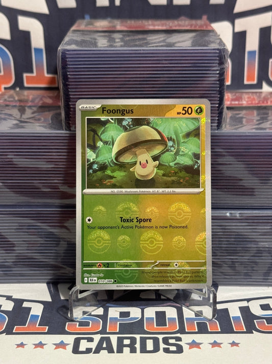 Pokemon TCG: Black Bolt - Foongus (Poke Ball, Holo) 10