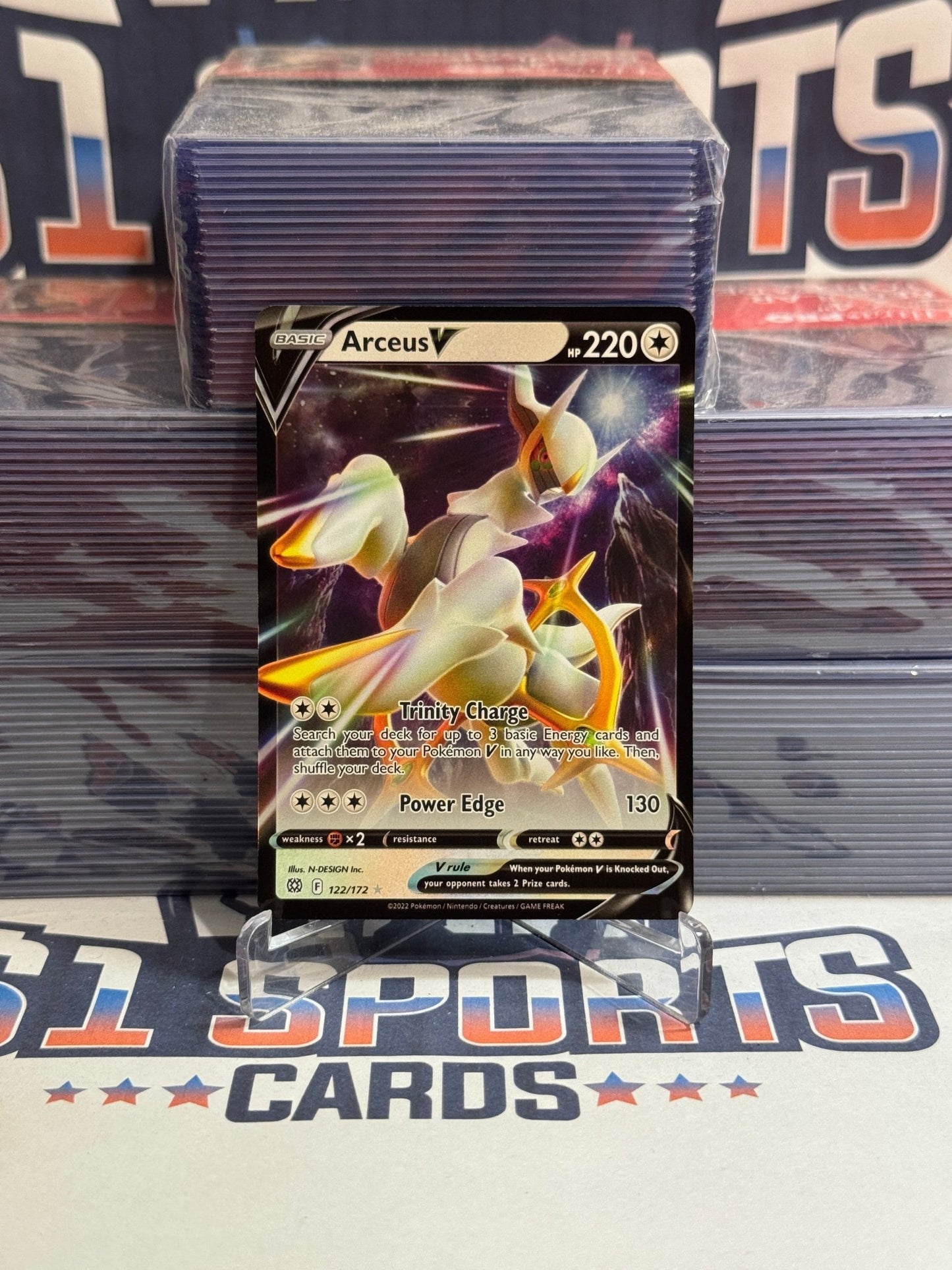 Pokemon TCG: Brilliant Stars - Arceus V (Ultra Rare) #122