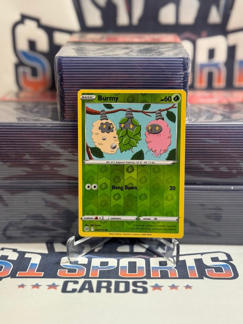 Pokemon TCG: Brilliant Stars - Burmy (Reverse Holo, Common) #9