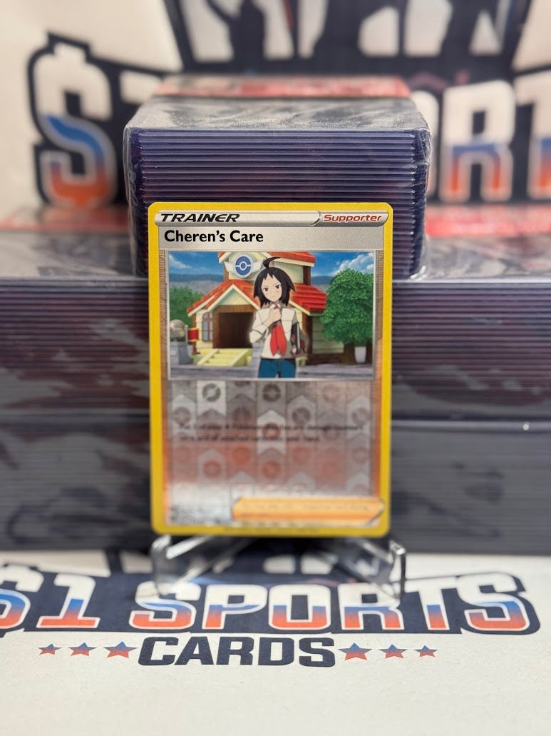 Pokemon TCG: Brilliant Stars - Cheren's Care (Reverse Holo, Uncommon) #134