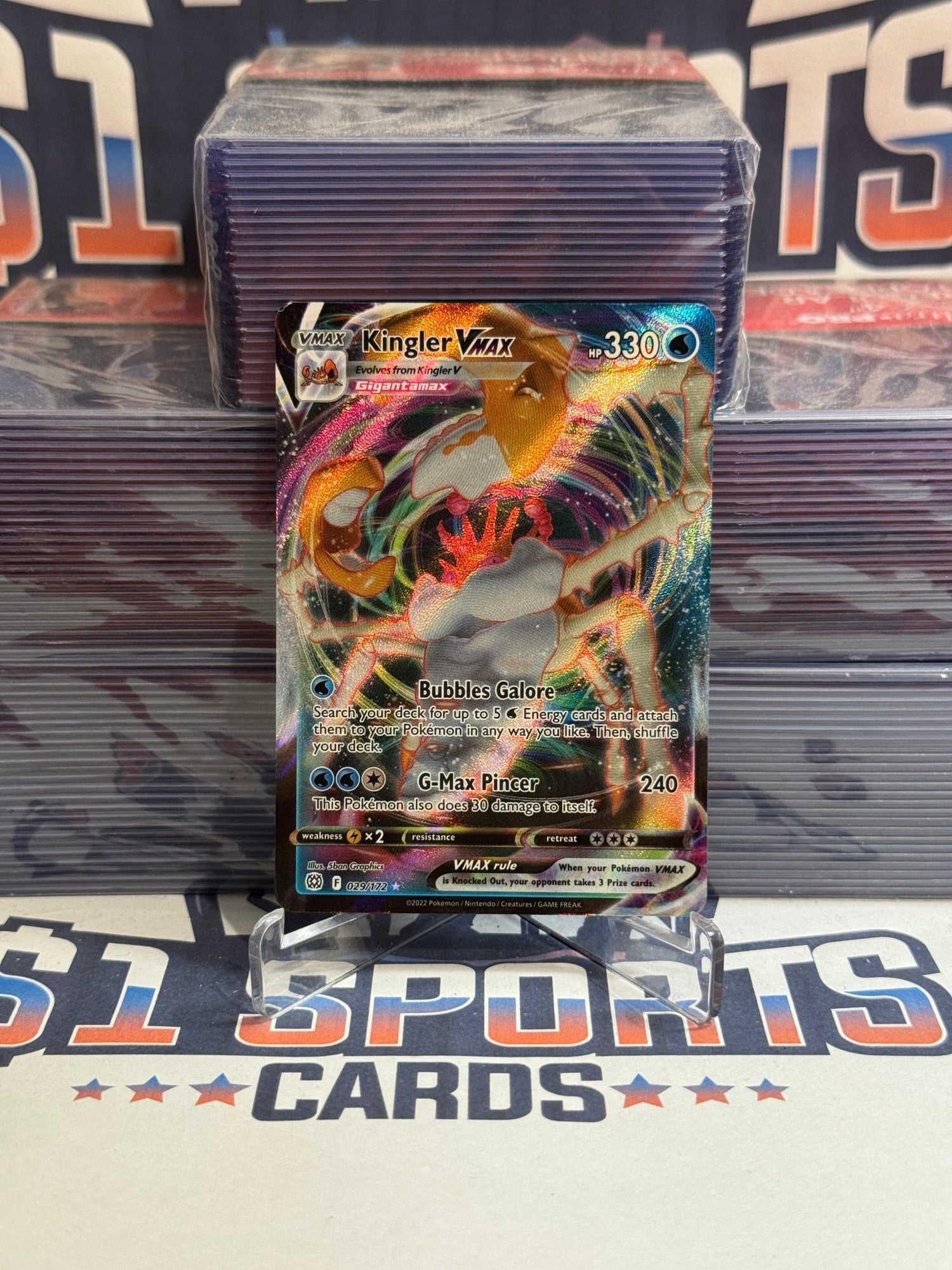 Pokemon TCG: Brilliant Stars - Kingler VMAX (Ultra Rare) #29