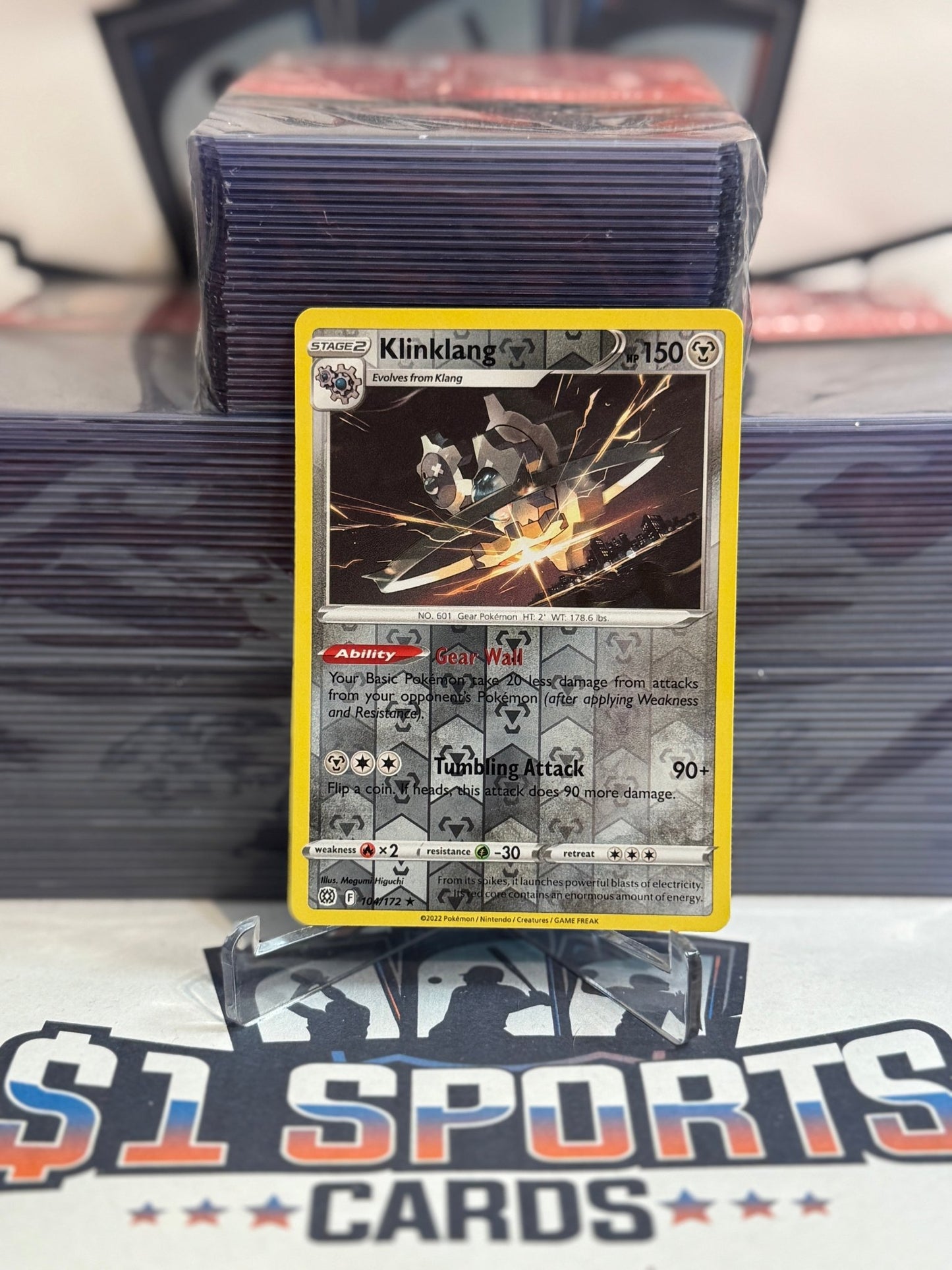 Pokemon TCG: Brilliant Stars - Klinklang (Reverse Holo, Rare) #104