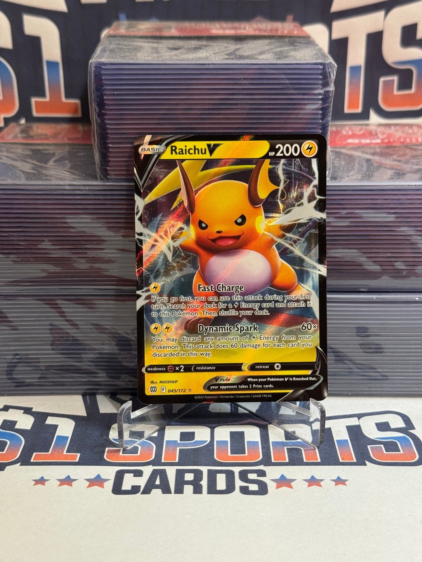 Pokemon TCG: Brilliant Stars - Raichu V (Ultra Rare) #45