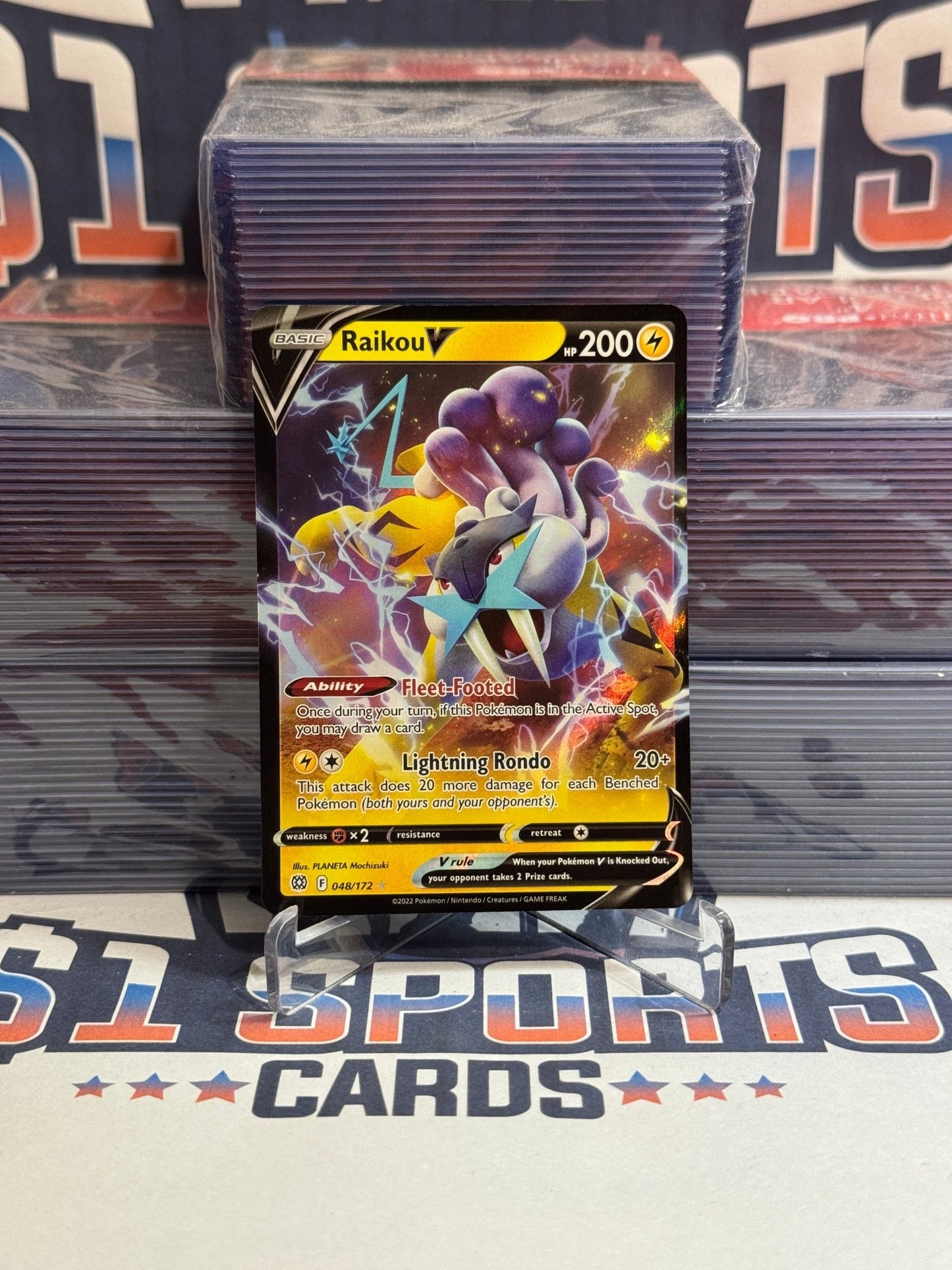 Pokemon TCG: Brilliant Stars - Raikou V (Ultra Rare) #48