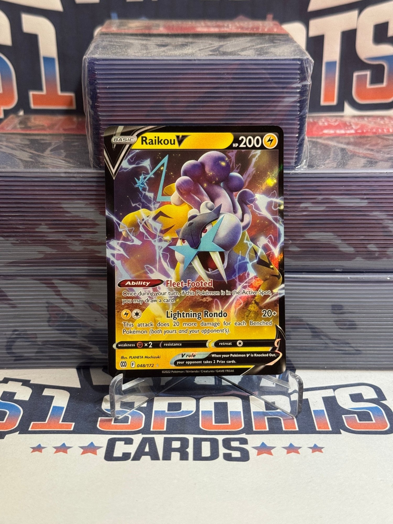 Pokemon TCG: Brilliant Stars - Raikou V (Ultra Rare) #48