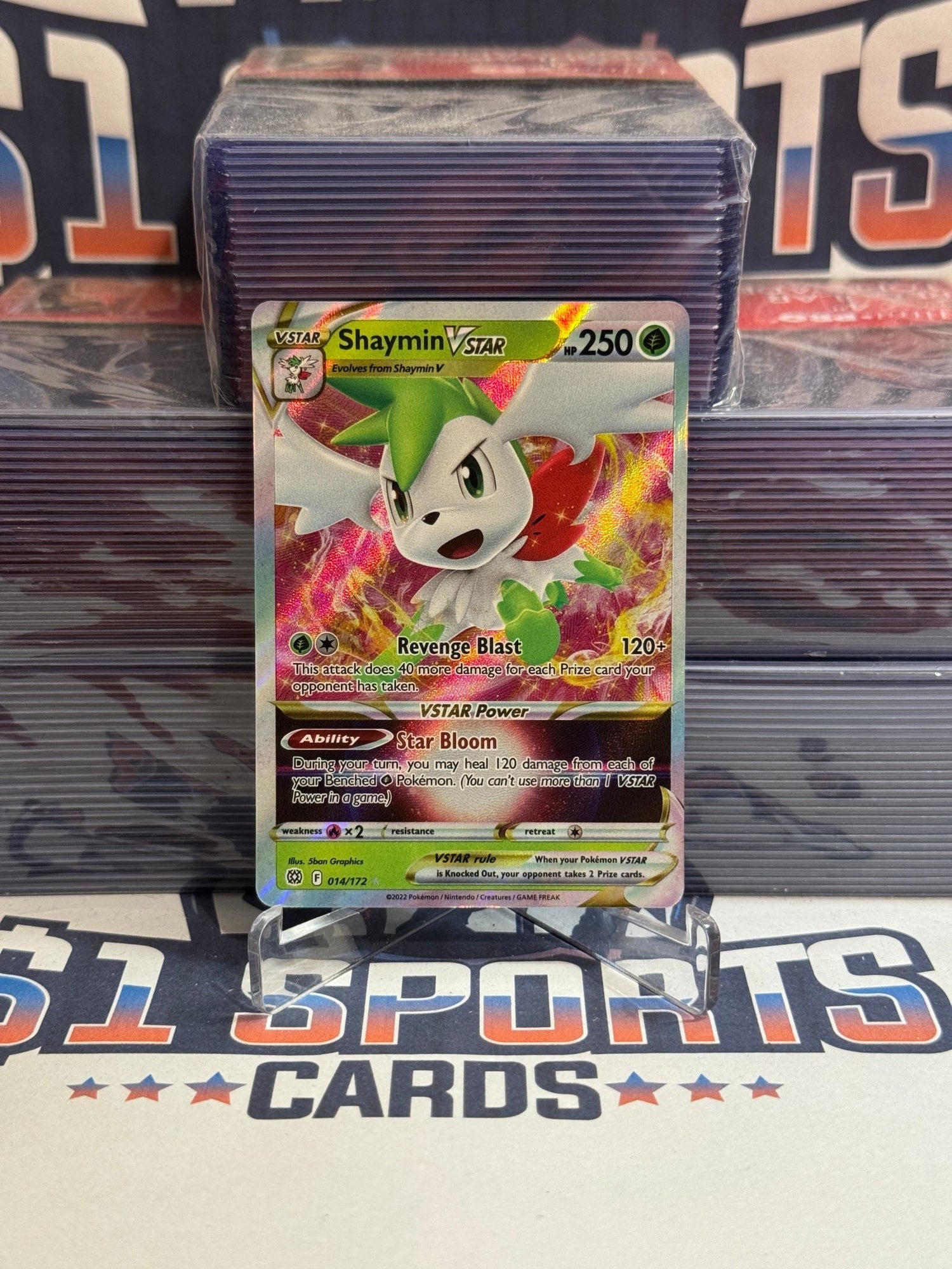 Pokemon TCG: Brilliant Stars - Shaymin VSTAR (Ultra Rare) #14