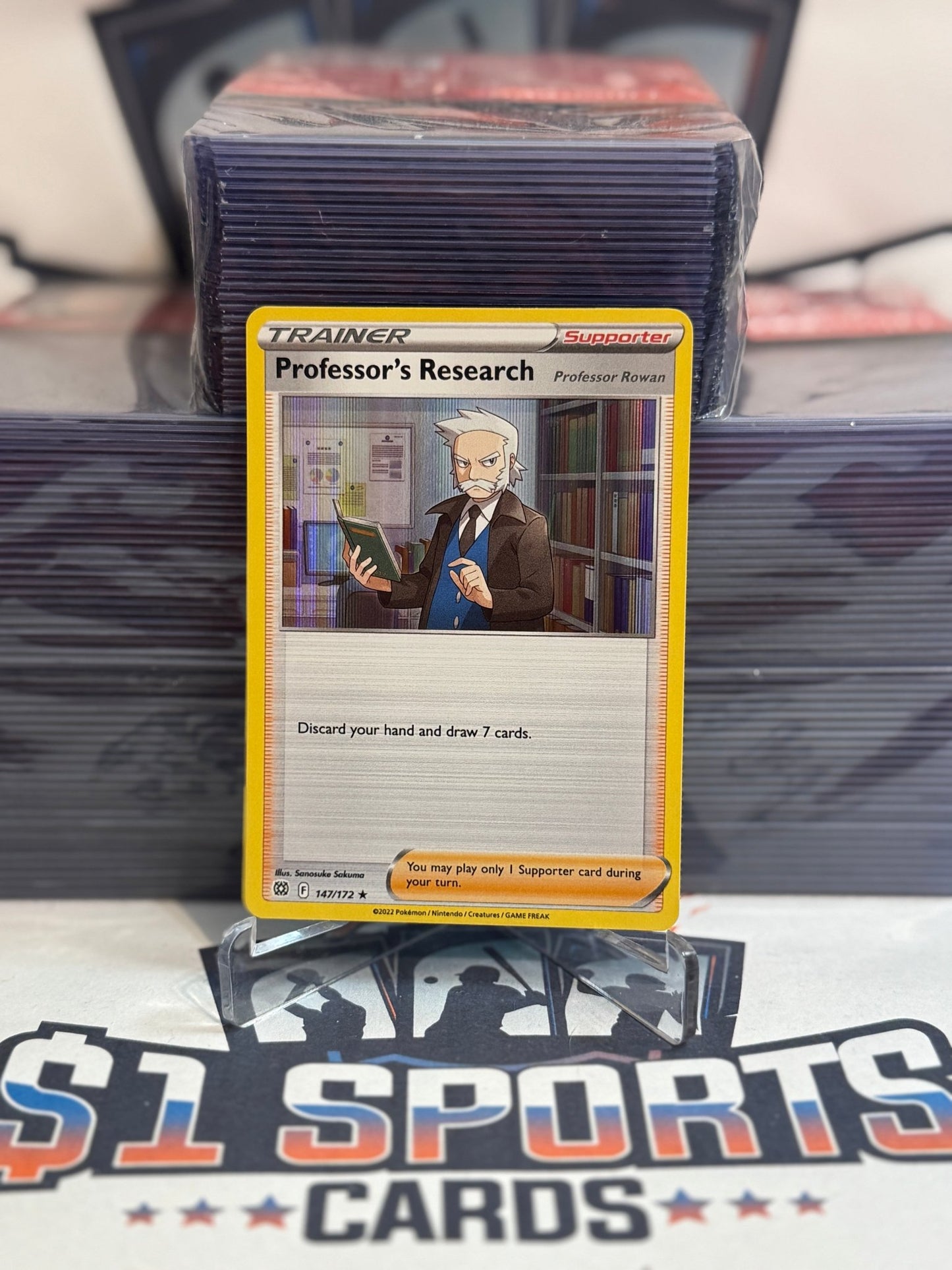 Pokemon TCG: Brilliant Stars - Trainer: Professor's Research (Holo, Rare) #147