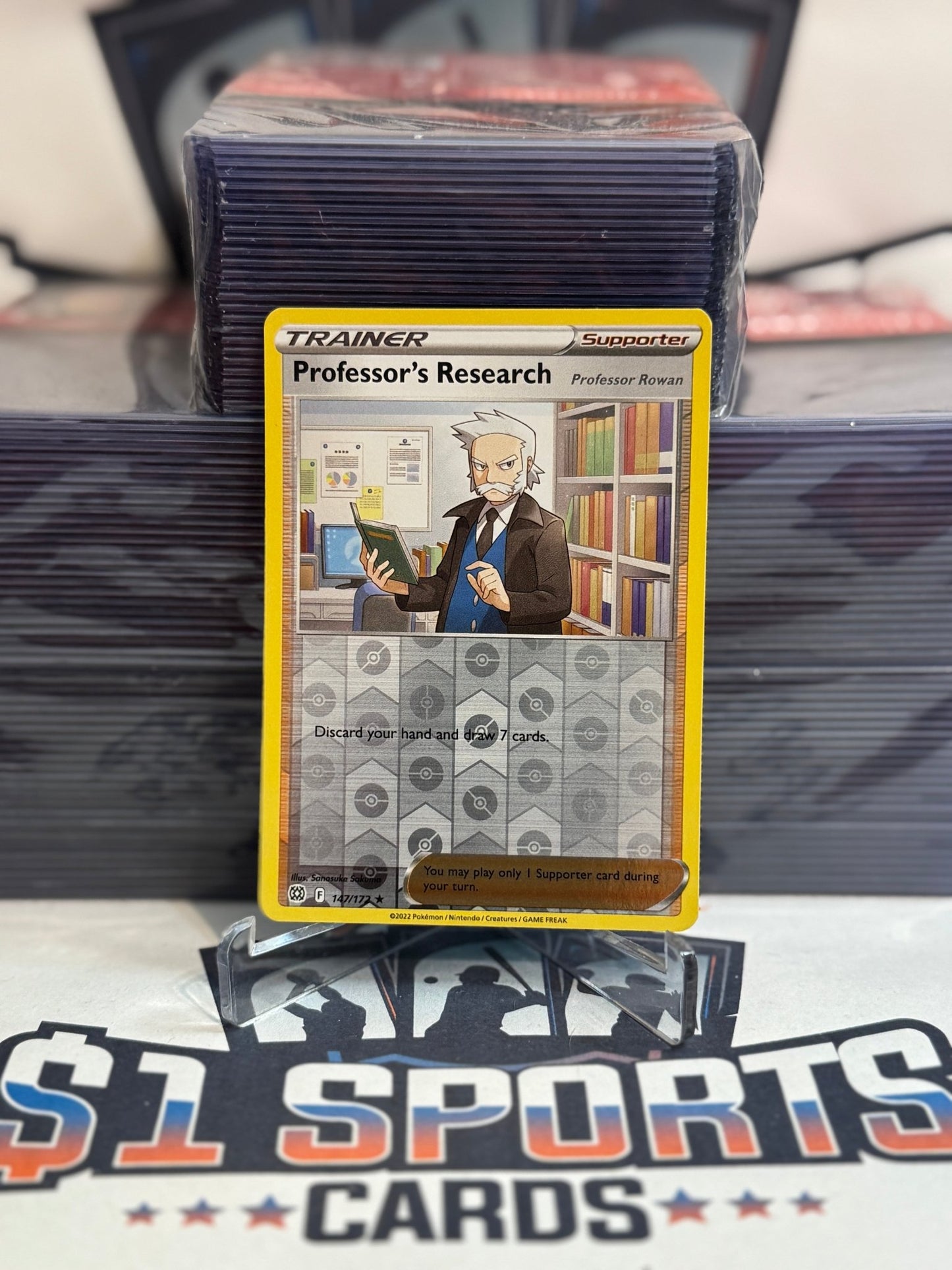 Pokemon TCG: Brilliant Stars - Trainer: Professor's Research (Reverse Holo, Rare) #147