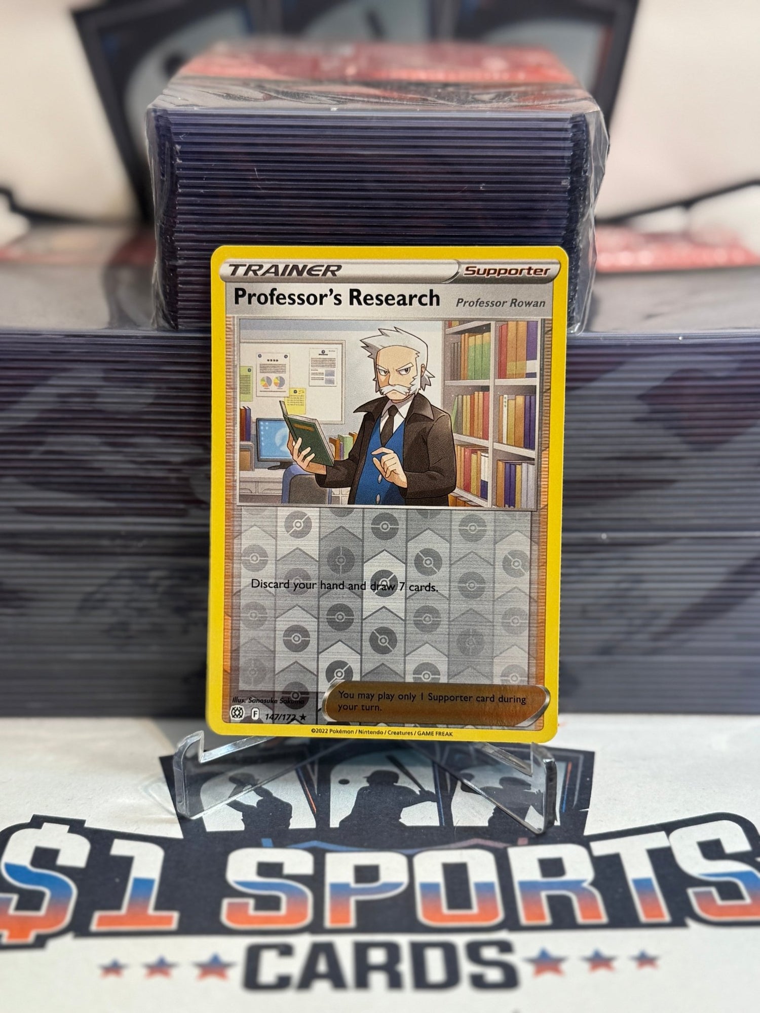 Pokemon TCG: Brilliant Stars - Trainer: Professor's Research (Reverse Holo, Rare) #147