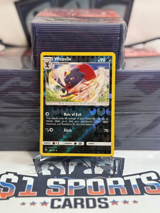 Pokemon TCG: Burning Shadows - Weavile (Reverse Holo, Rare) #86