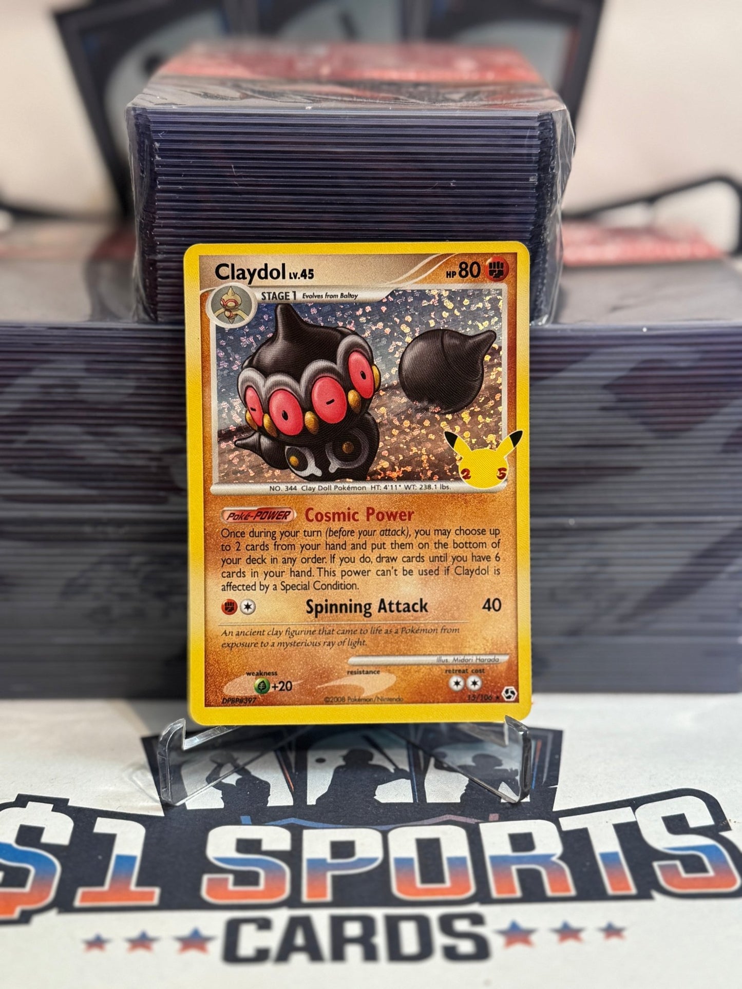 Pokemon TCG: Celebrations (Classic Collection) - Claydol (Holo, Rare) $1 Sports Cards Pokemon TCG: Celebrations (Classic Collection) - Claydol (Holo, Rare) $1 Sports Cards
