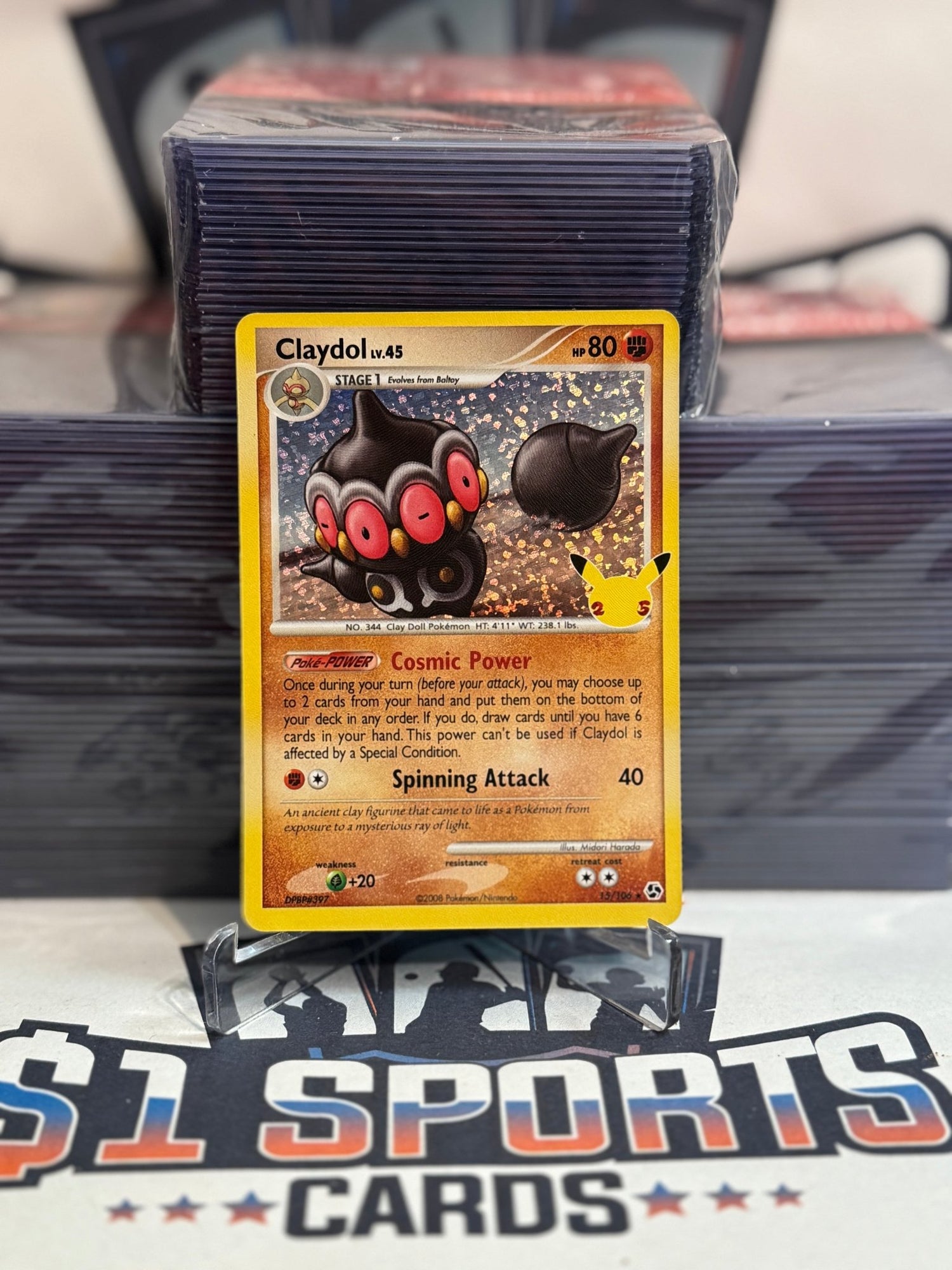 Pokemon TCG: Celebrations (Classic Collection) - Claydol (Holo, Rare) $1 Sports Cards Pokemon TCG: Celebrations (Classic Collection) - Claydol (Holo, Rare) $1 Sports Cards
