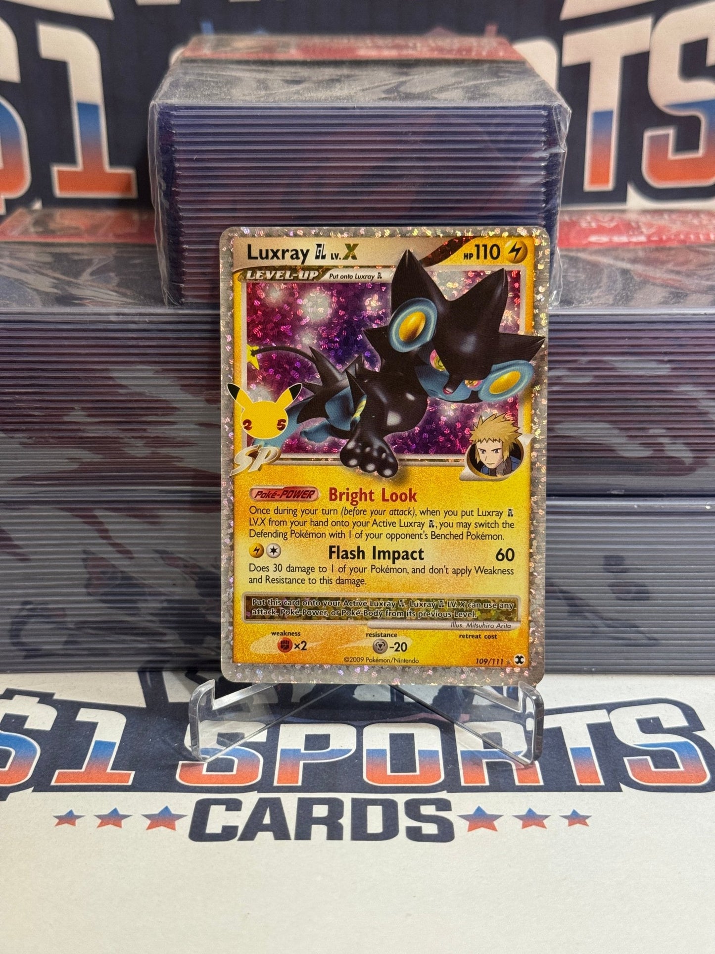 Pokemon TCG: Celebrations: Classic Collection - Luxray GL LV.X #109