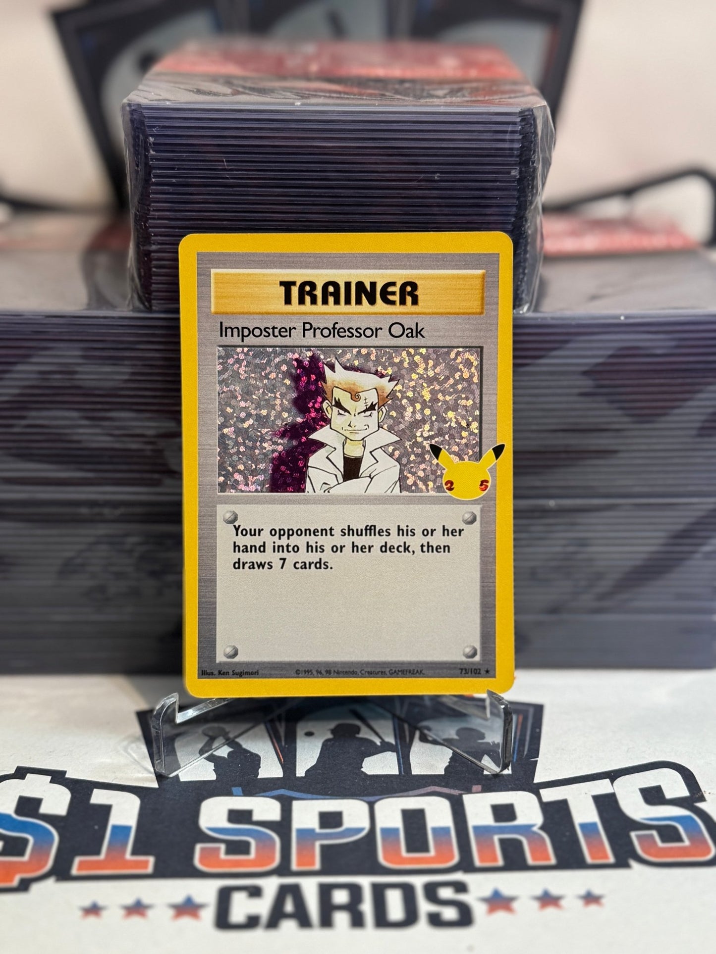 Pokemon TCG: Celebrations (Classic Collection) - Trainer: Imposter Professor Oak (Holo, Rare) #73