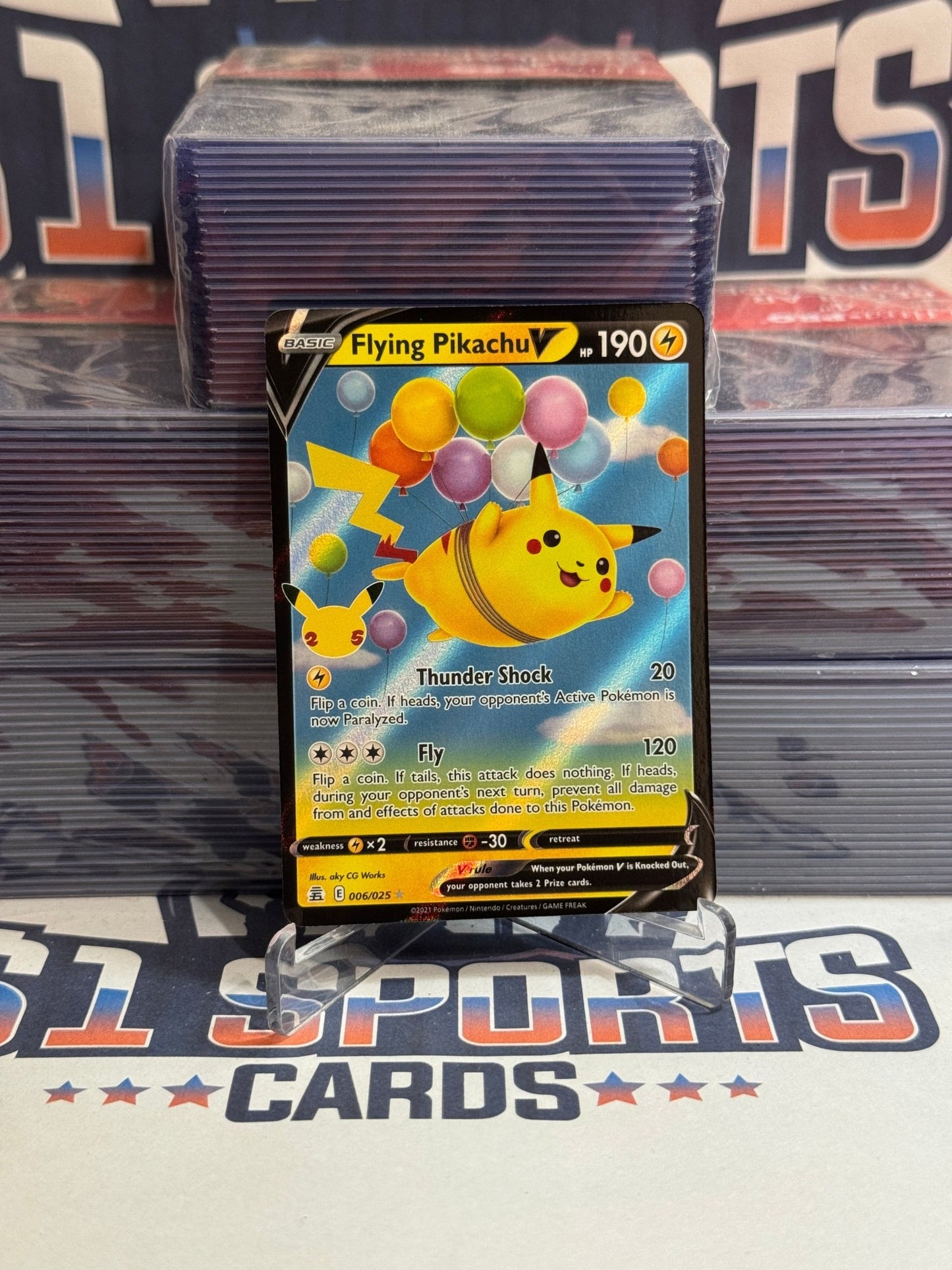 Pokemon TCG: Celebrations - Flying Pikachu V (Ultra Rare) #6