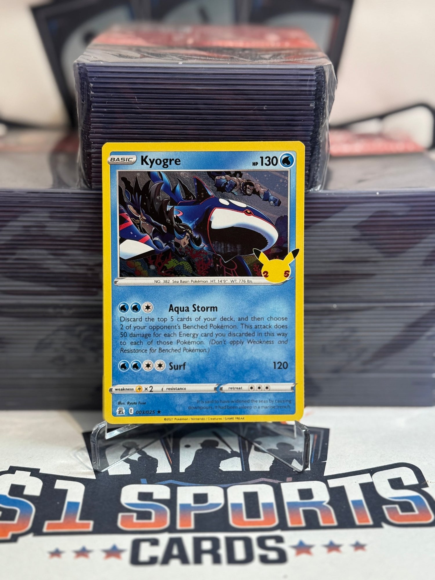 Pokemon TCG: Celebrations - Kyogre (Holo, Rare) #3