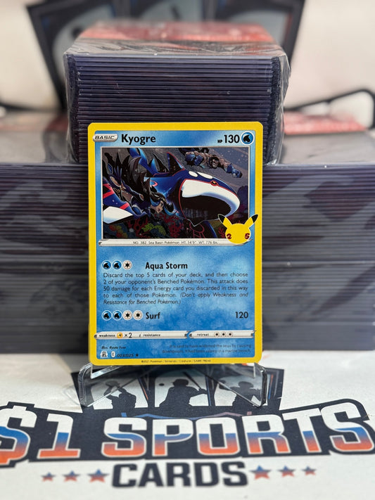 Pokemon TCG: Celebrations - Kyogre (Holo, Rare) #3