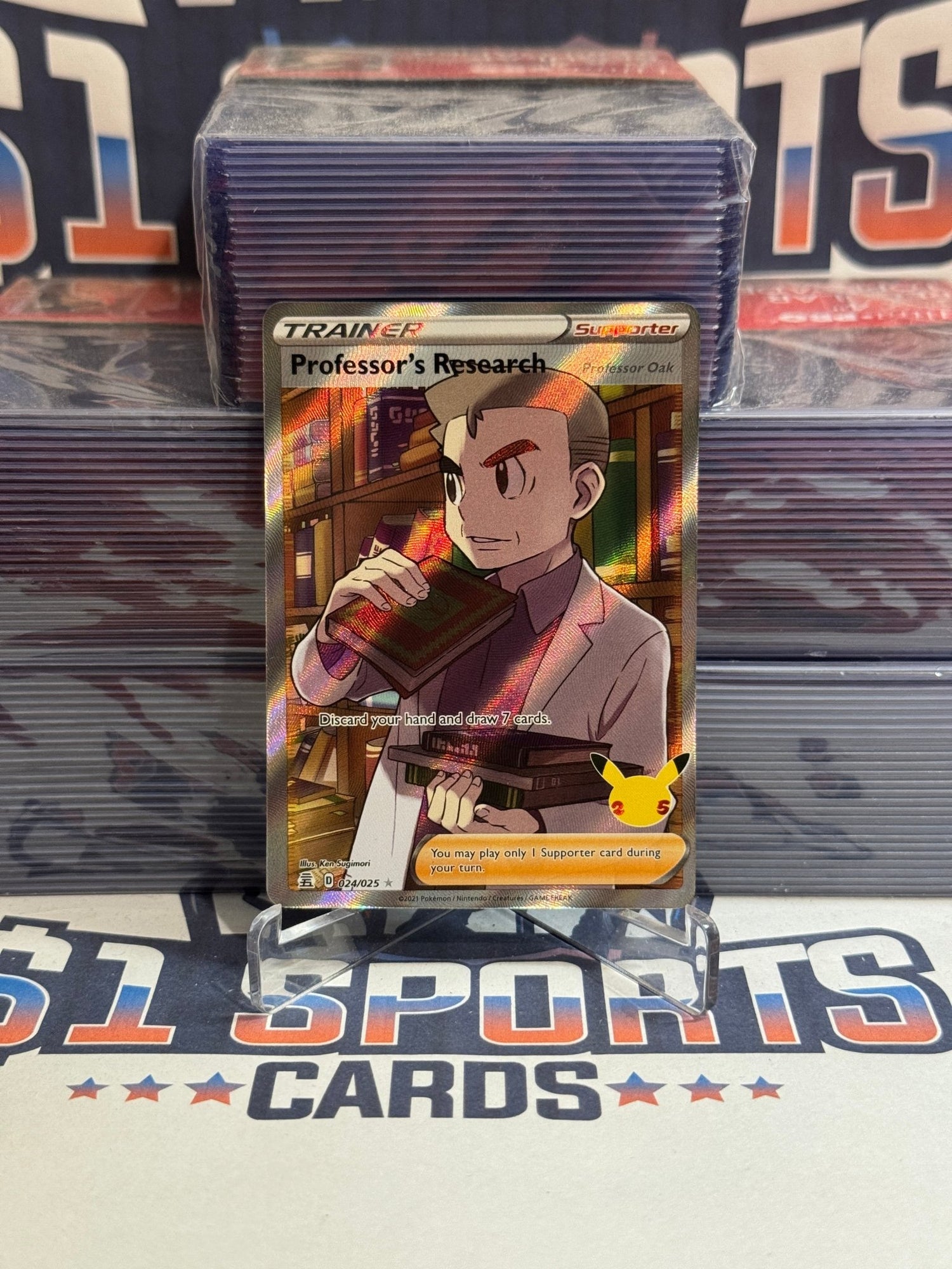 Pokemon TCG: Celebrations - Professor's Research (Full Art, Ultra Rare) #24