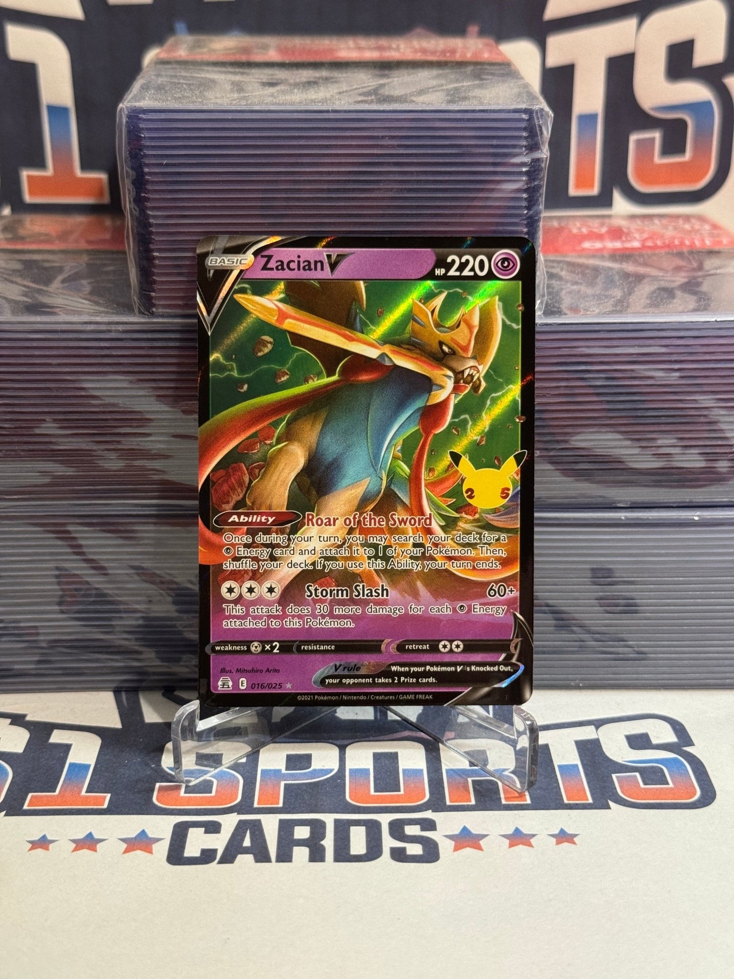 Pokemon TCG: Celebrations - Zacian V (Ultra Rare) #16