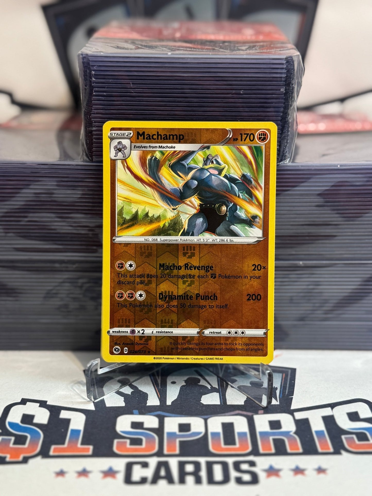 Pokemon TCG: Champions Path - Machamp (Reverse Holo, Rare) #26