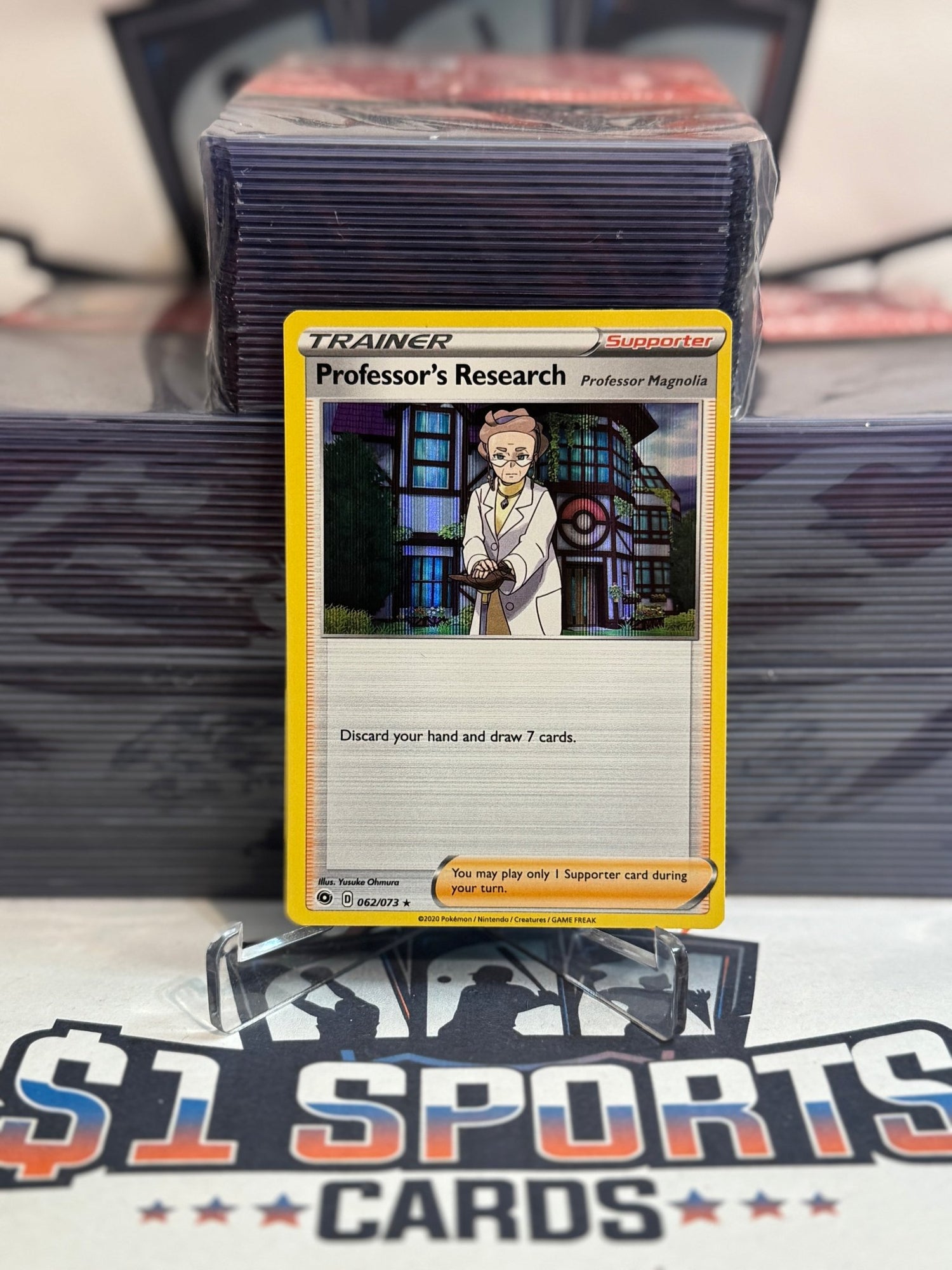 Pokemon TCG: Champions Path - Trainer: Professor's Research (Holo, Rare) #62