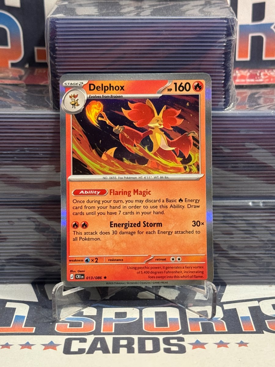 Pokemon TCG: Chaos Rising - Delphox (Holo, Rare) #13
