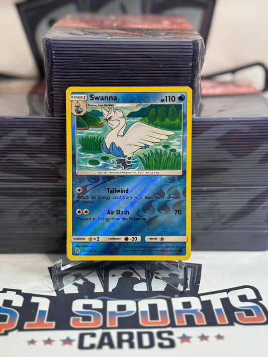 Pokemon TCG: Cosmic Eclipse - Swanna (Reverse Holo, Rare) #60