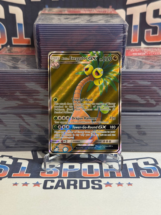 Pokemon TCG: Crimson Invasion - Alolan Exeggutor GX (Full Art, Ultra Rare) #107