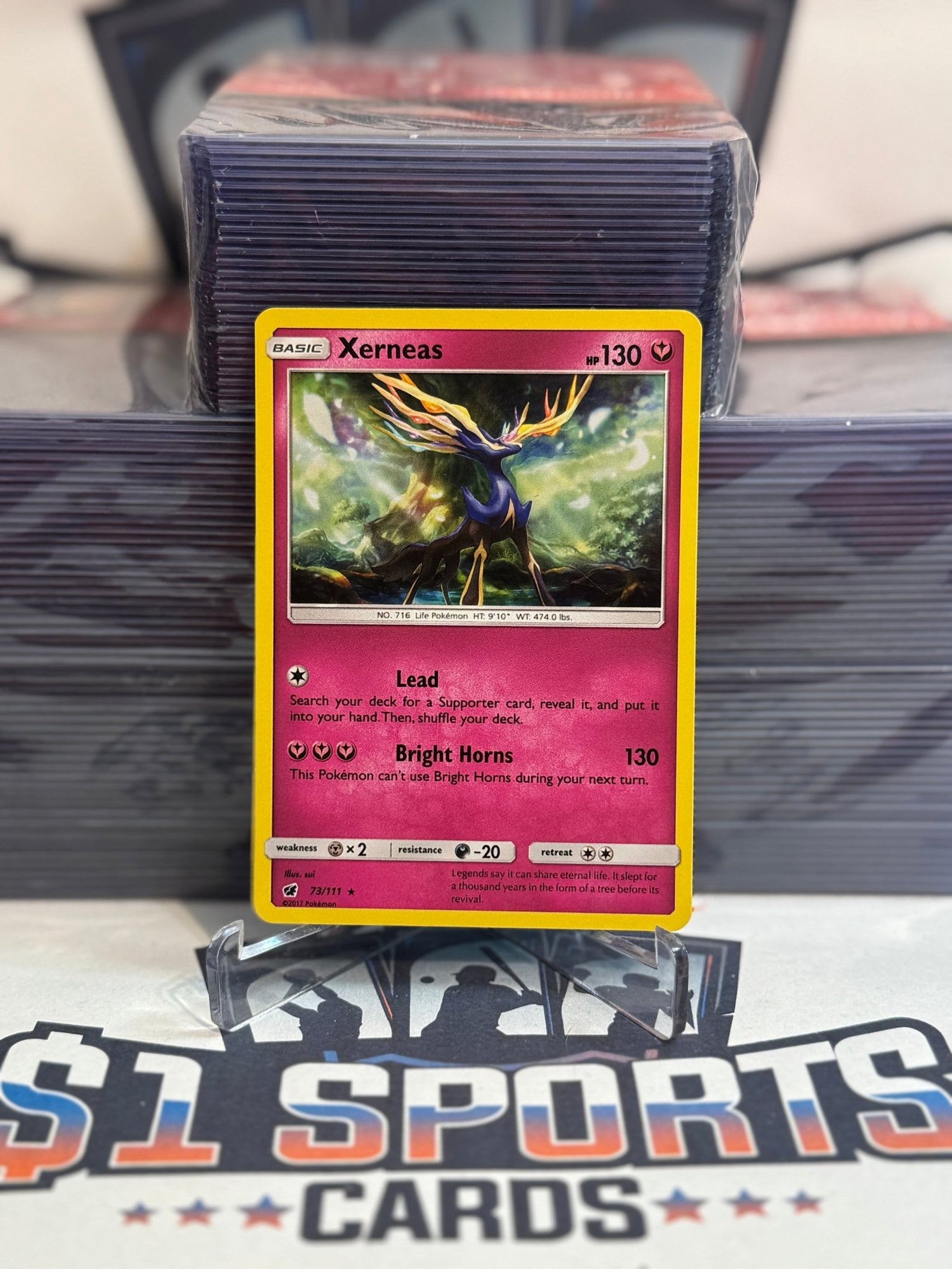 Pokemon TCG: Crimson Invasion - Xerneas (Holo, Rare) #73