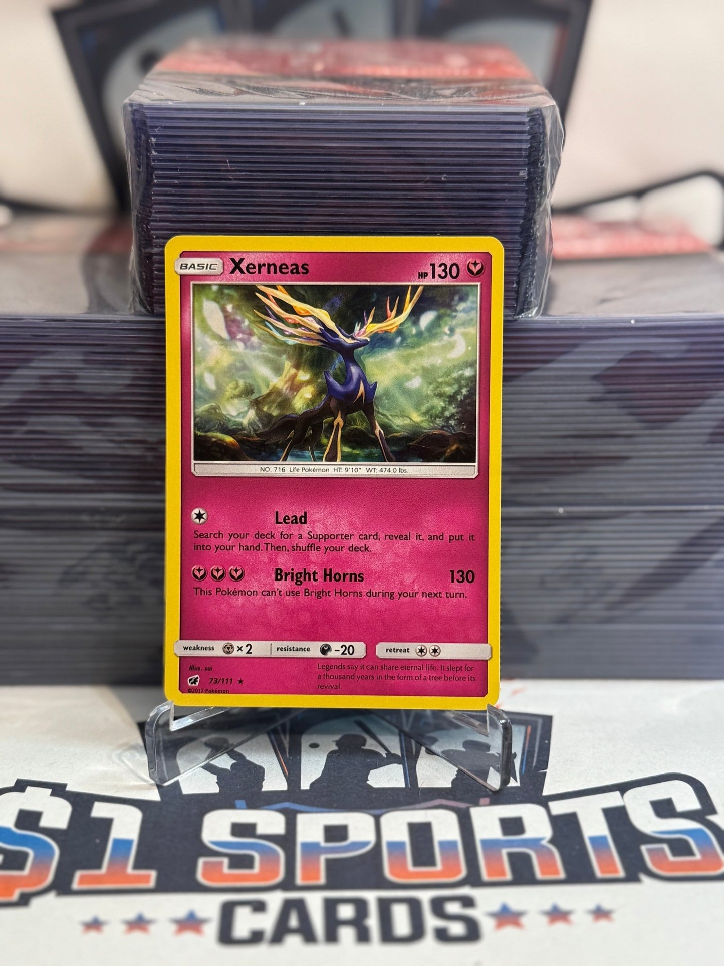 Pokemon TCG: Crimson Invasion - Xerneas (Reverse Holo, Rare) #73