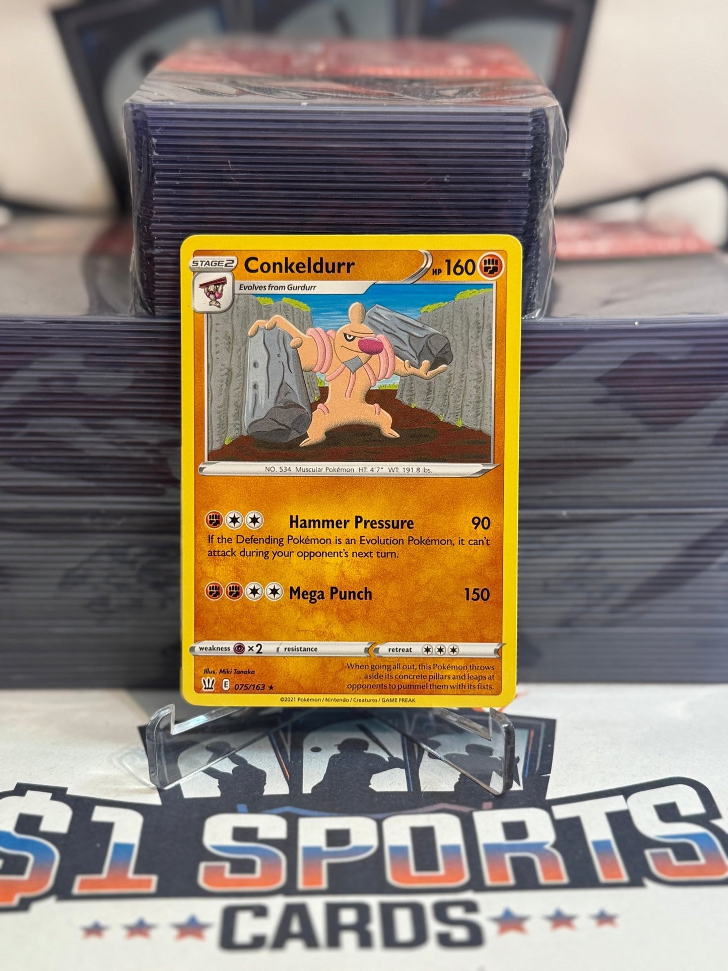 Pokemon TCG: Darkness Ablaze - Conkeldurr (Rare) #75