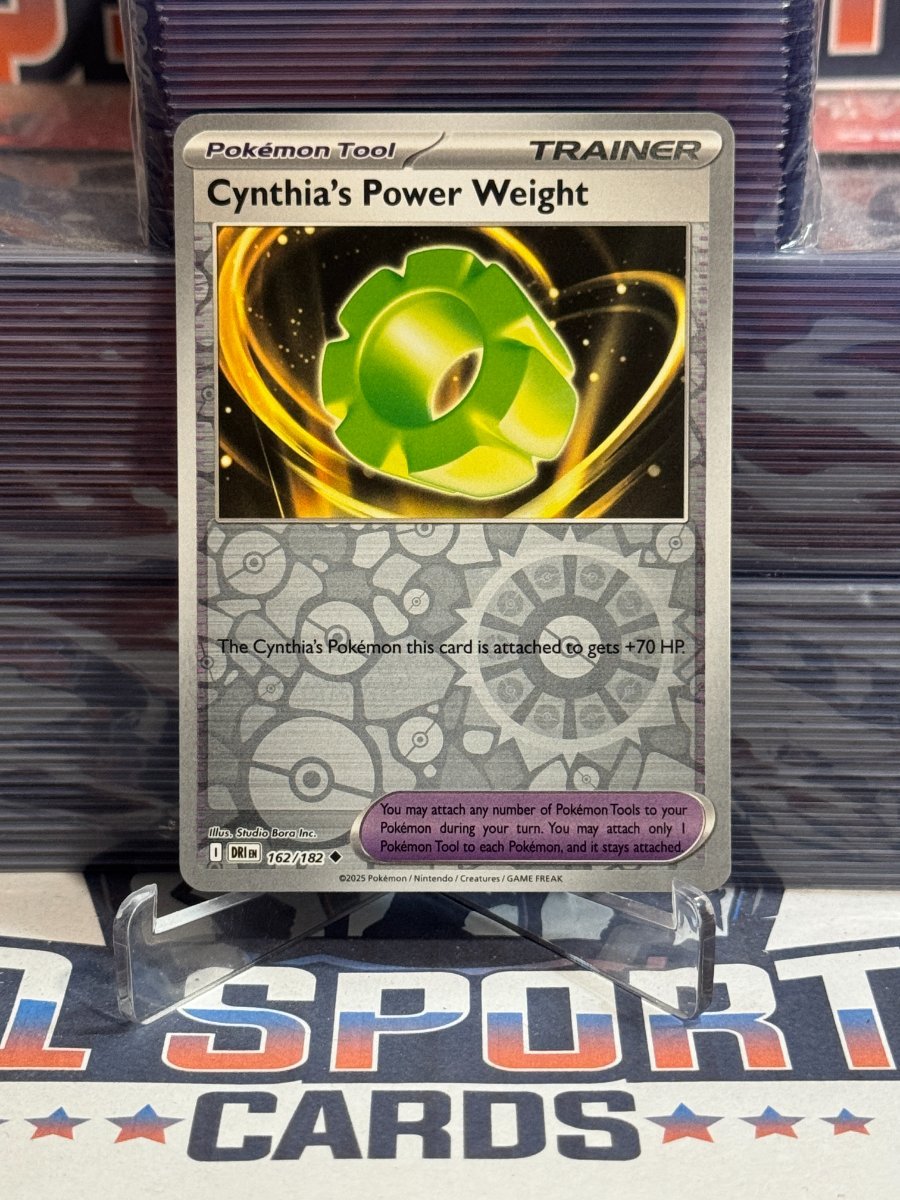 Pokemon TCG: Destined Rivals - Cynthia's Power Weight (Reverse Holo, Uncommon) 162