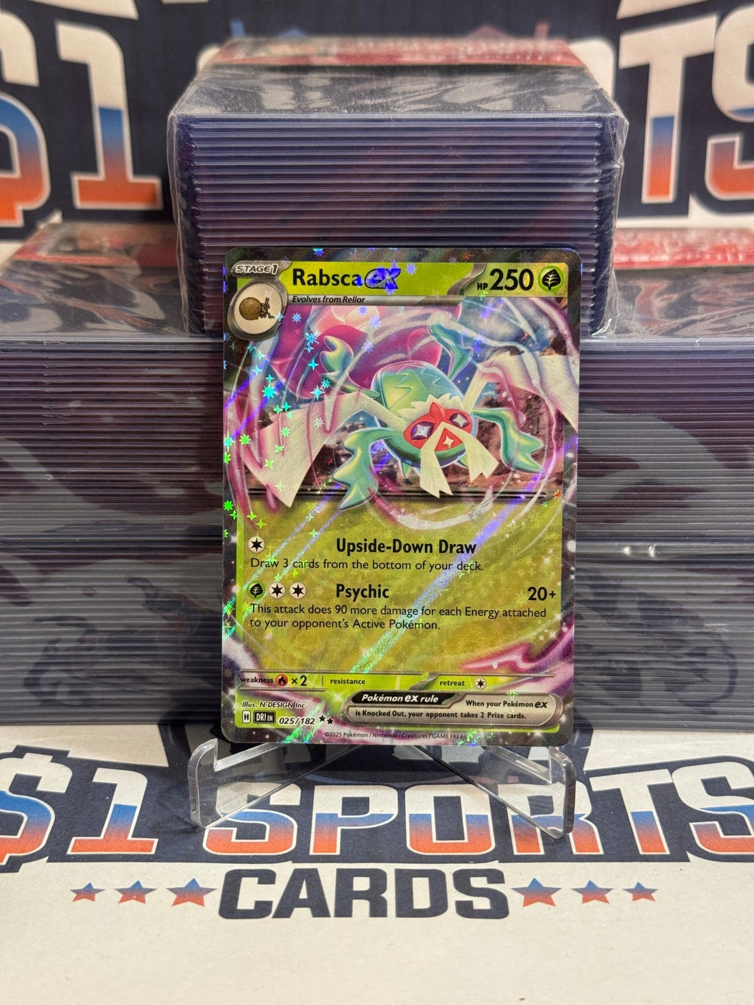 Pokemon TCG: Destined Rivals - Rabsca EX (Double Rare) #25 – $1 Sports ...