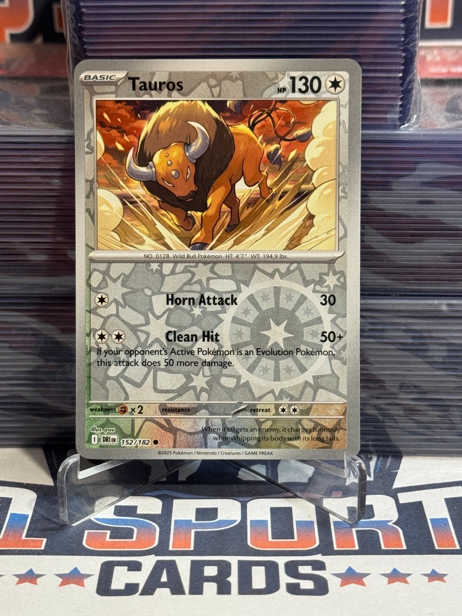 Pokemon TCG: Destined Rivals - Tauros (Reverse Holo, Common) 152