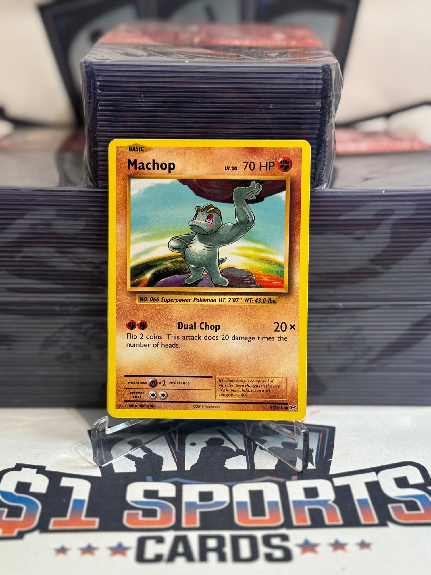 Pokemon TCG: Evolutions - Machop (Rare) #57