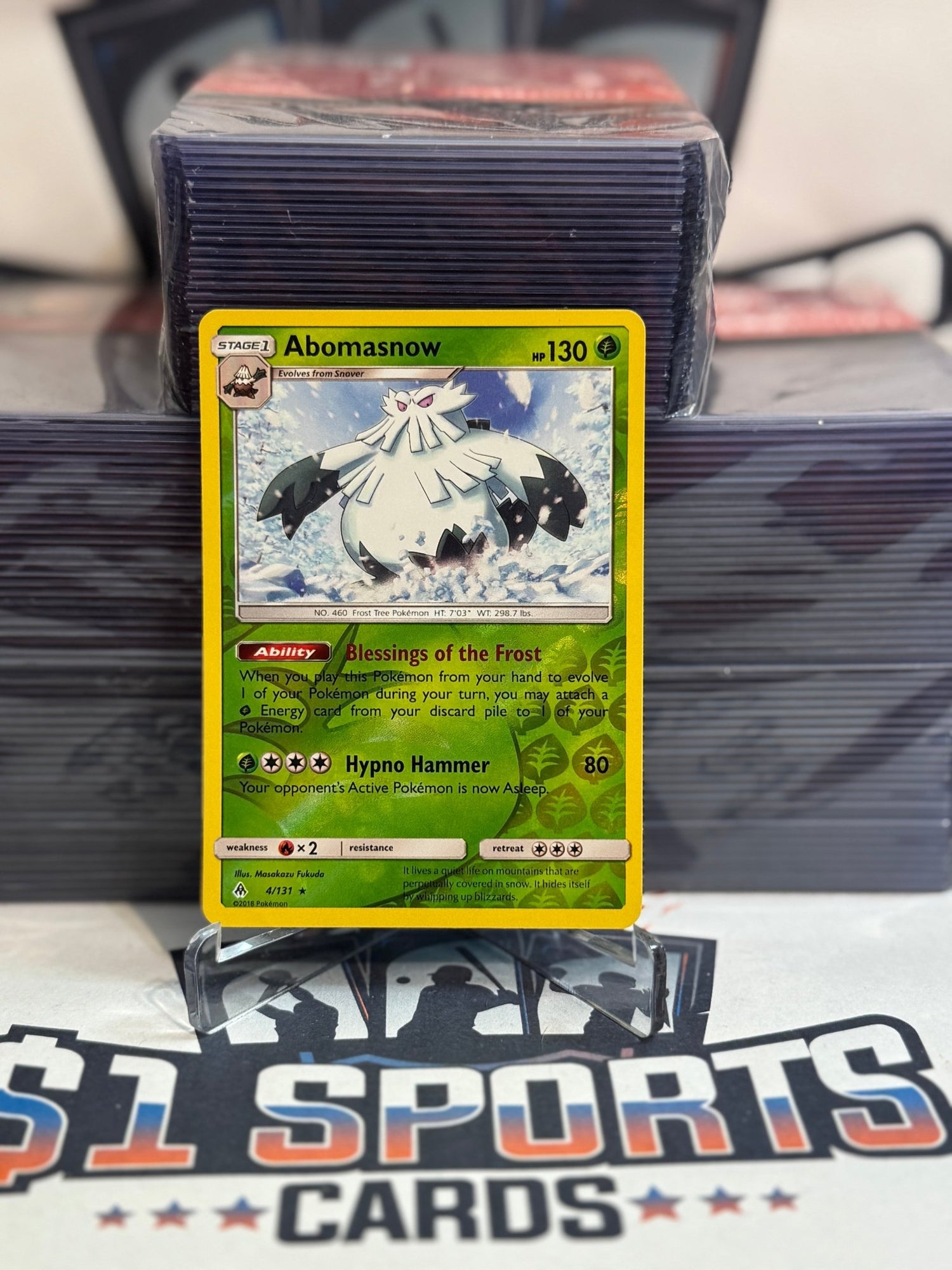 Pokemon TCG: Forbidden Light - Abomasnow (Reverse Holo, Rare) #4