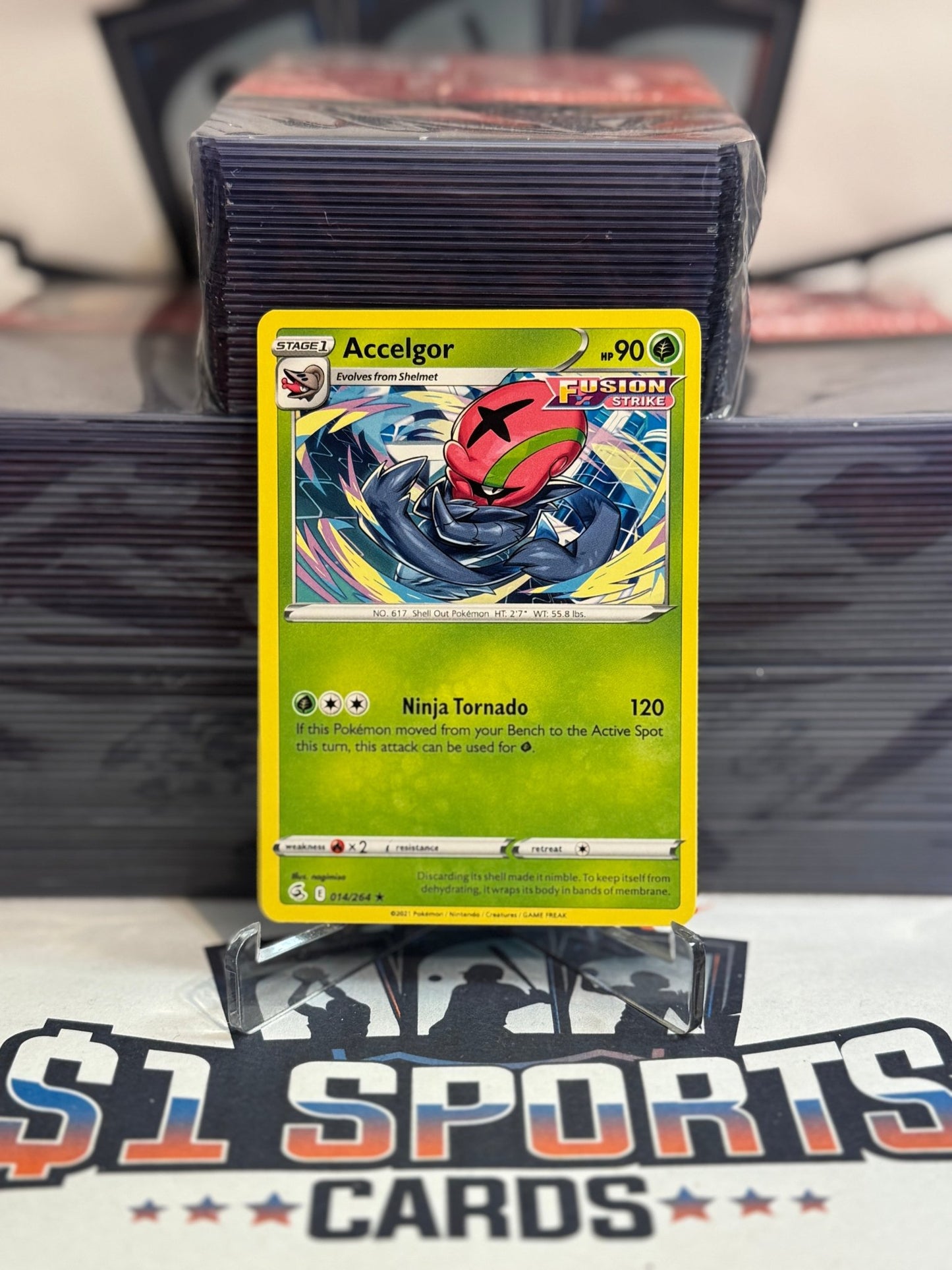 Pokemon TCG: Fusion Strike - Accelgor (Rare) #14