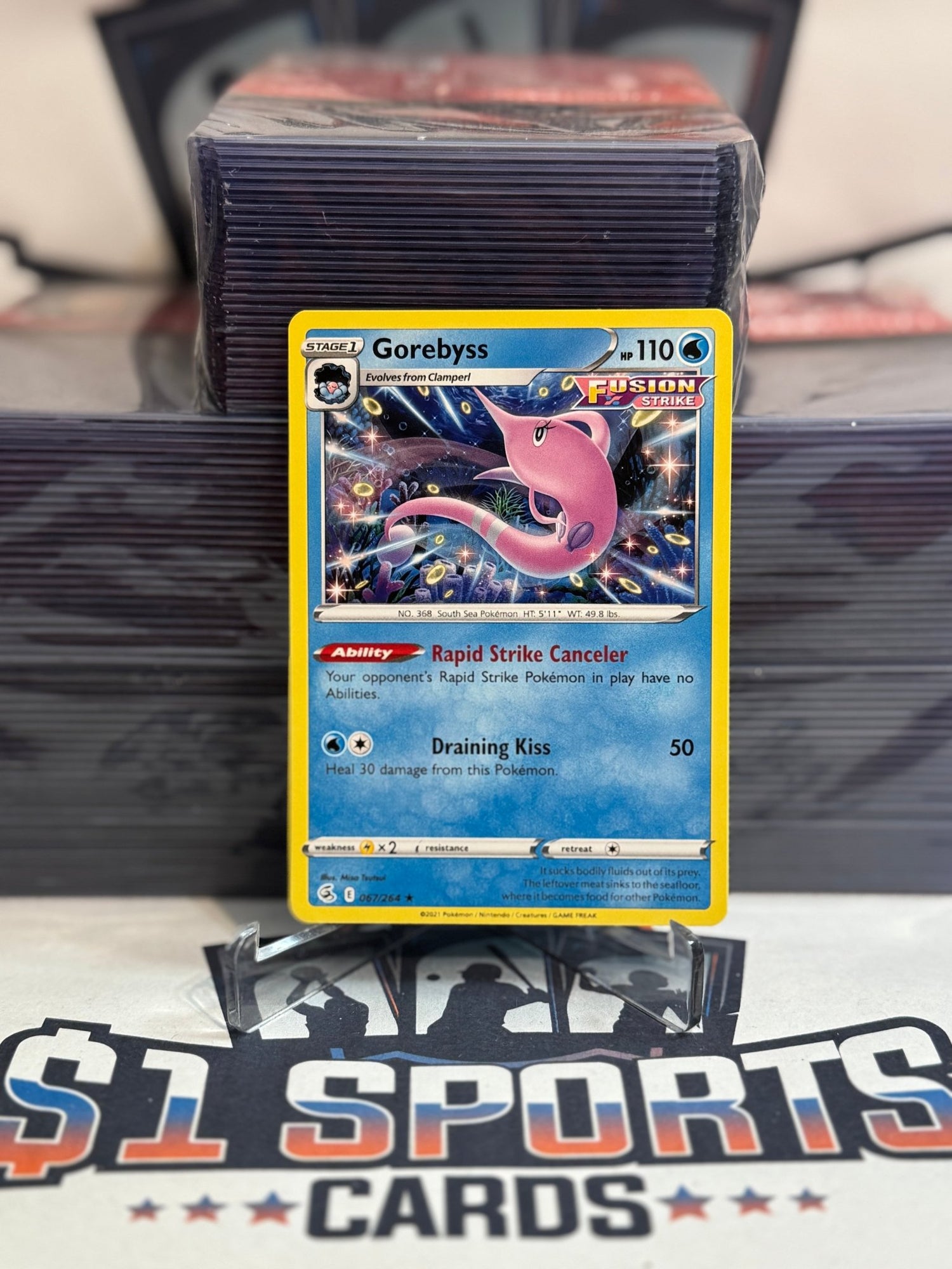 Pokemon TCG: Fusion Strike - Gorebyss (Rare) #67