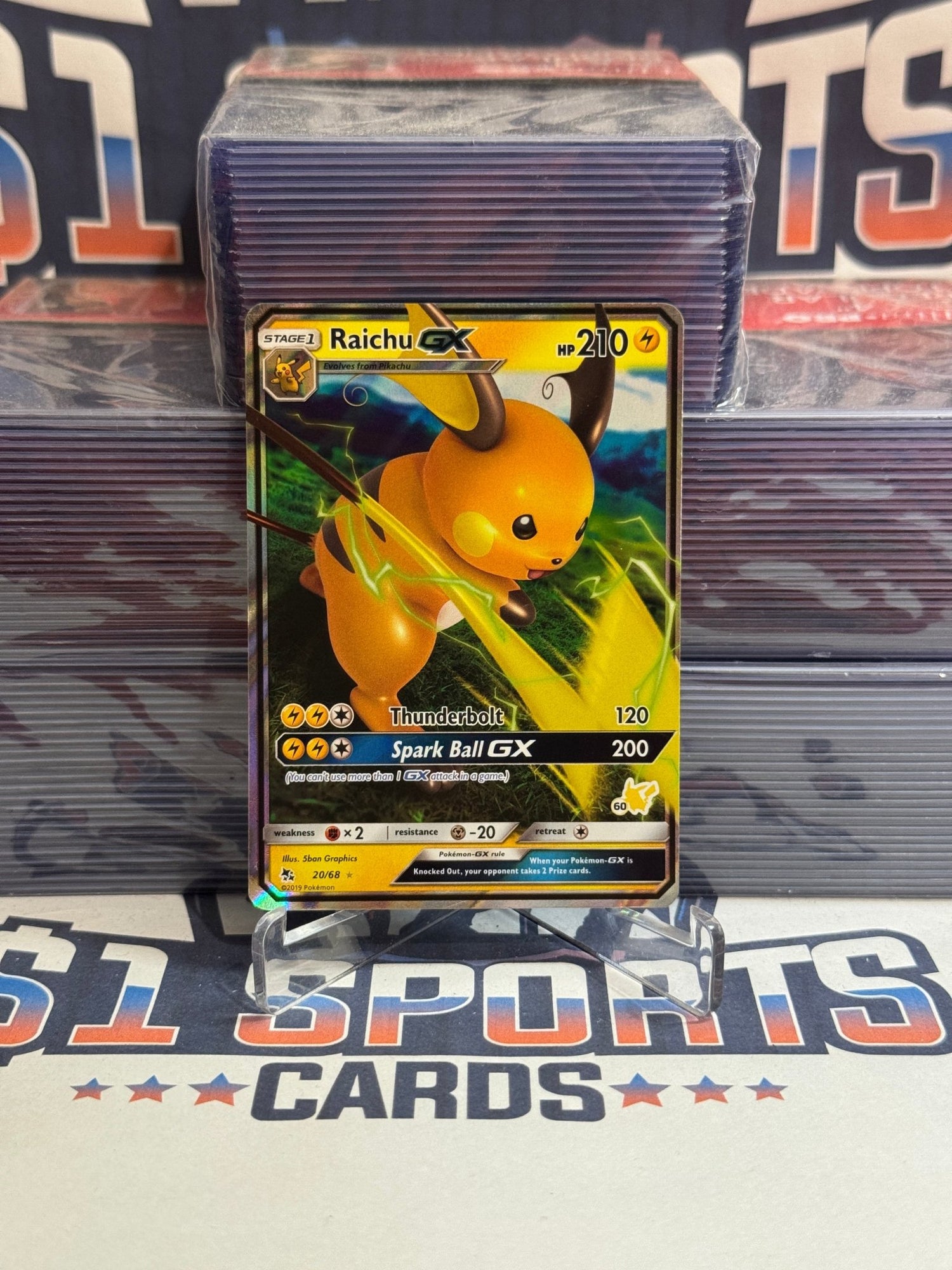 Pokemon TCG: Hidden Fates - Raichu GX (Ultra Rare) #20