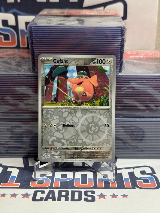 Pokemon TCG: Journey Together - Cufant (Reverse Holo, Common) #109