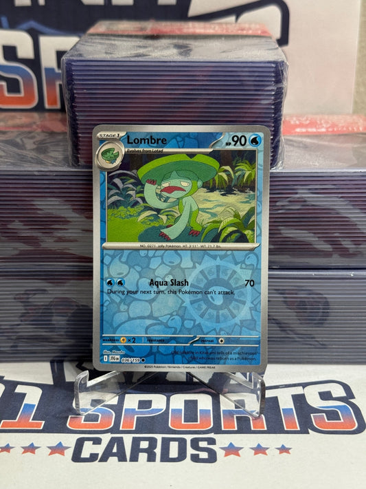 Pokemon TCG: Journey Together - Lombre (Reverse Holo, Common) #36